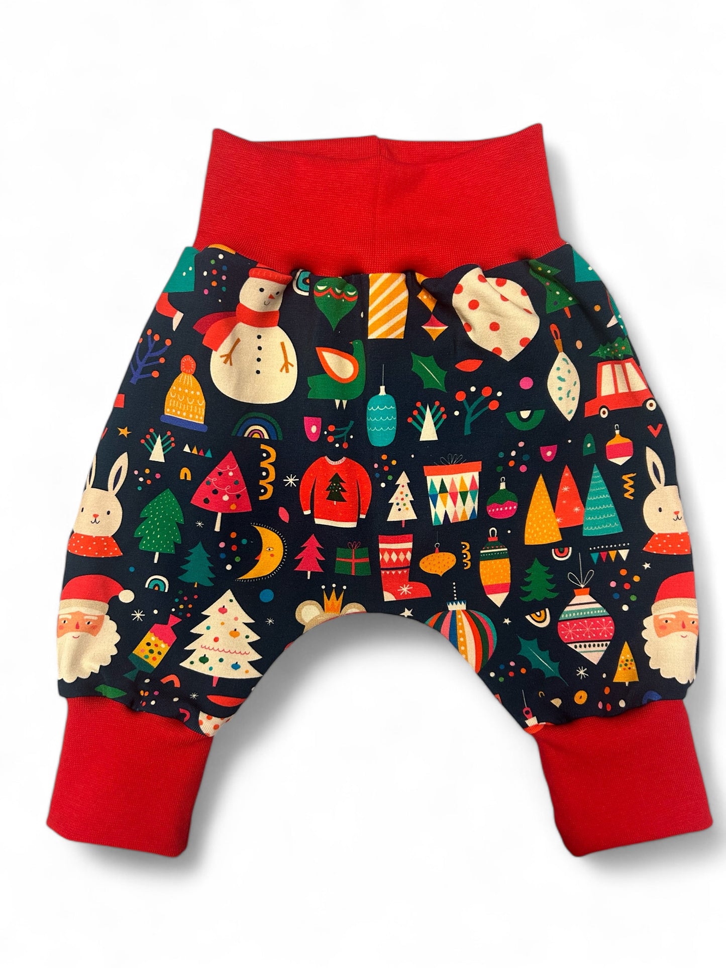 Festive Christmas Jersey Baby & Toddler Harem Pants