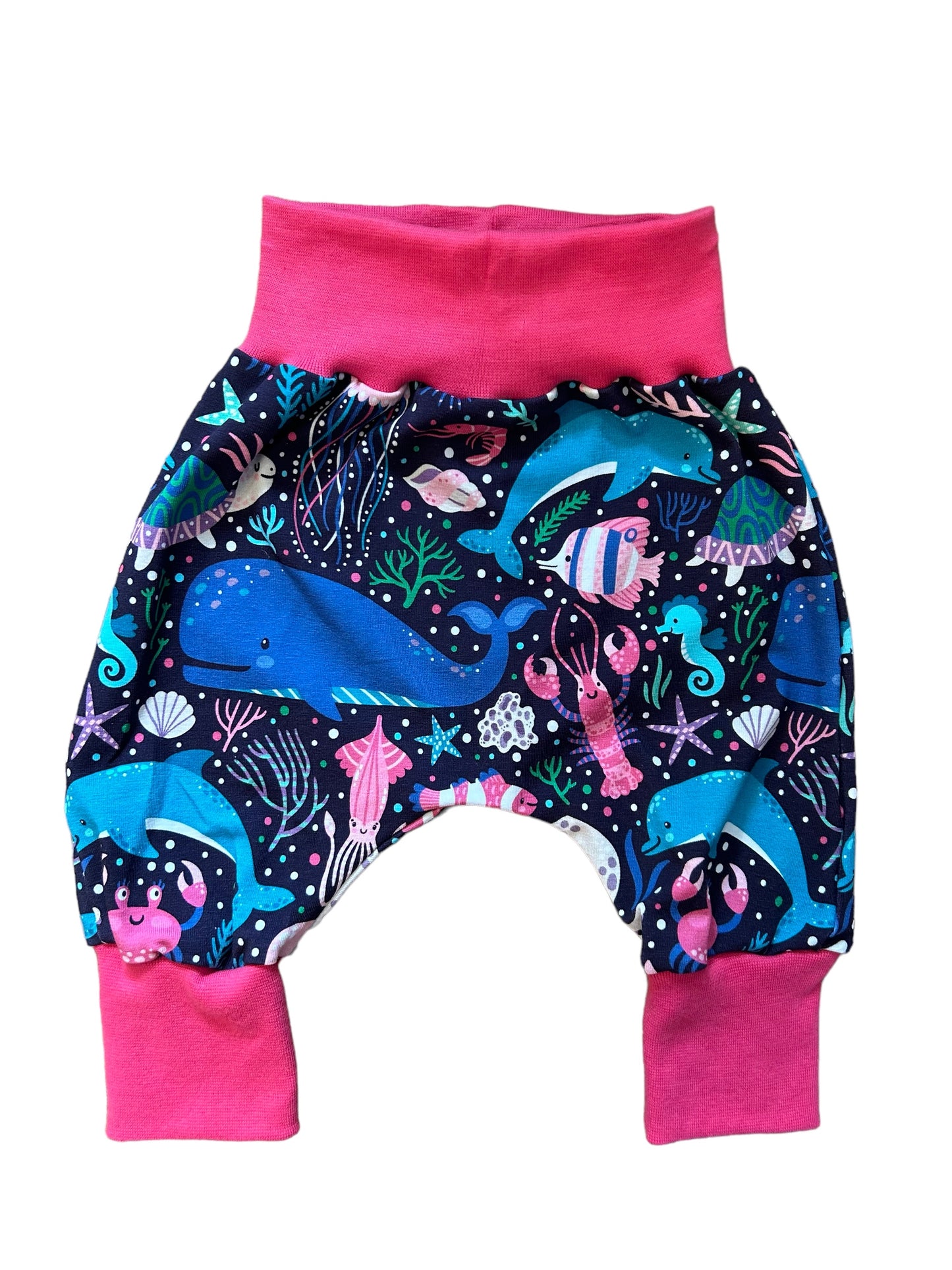Under The Sea Print Jersey Baby & Toddler Harem Pants