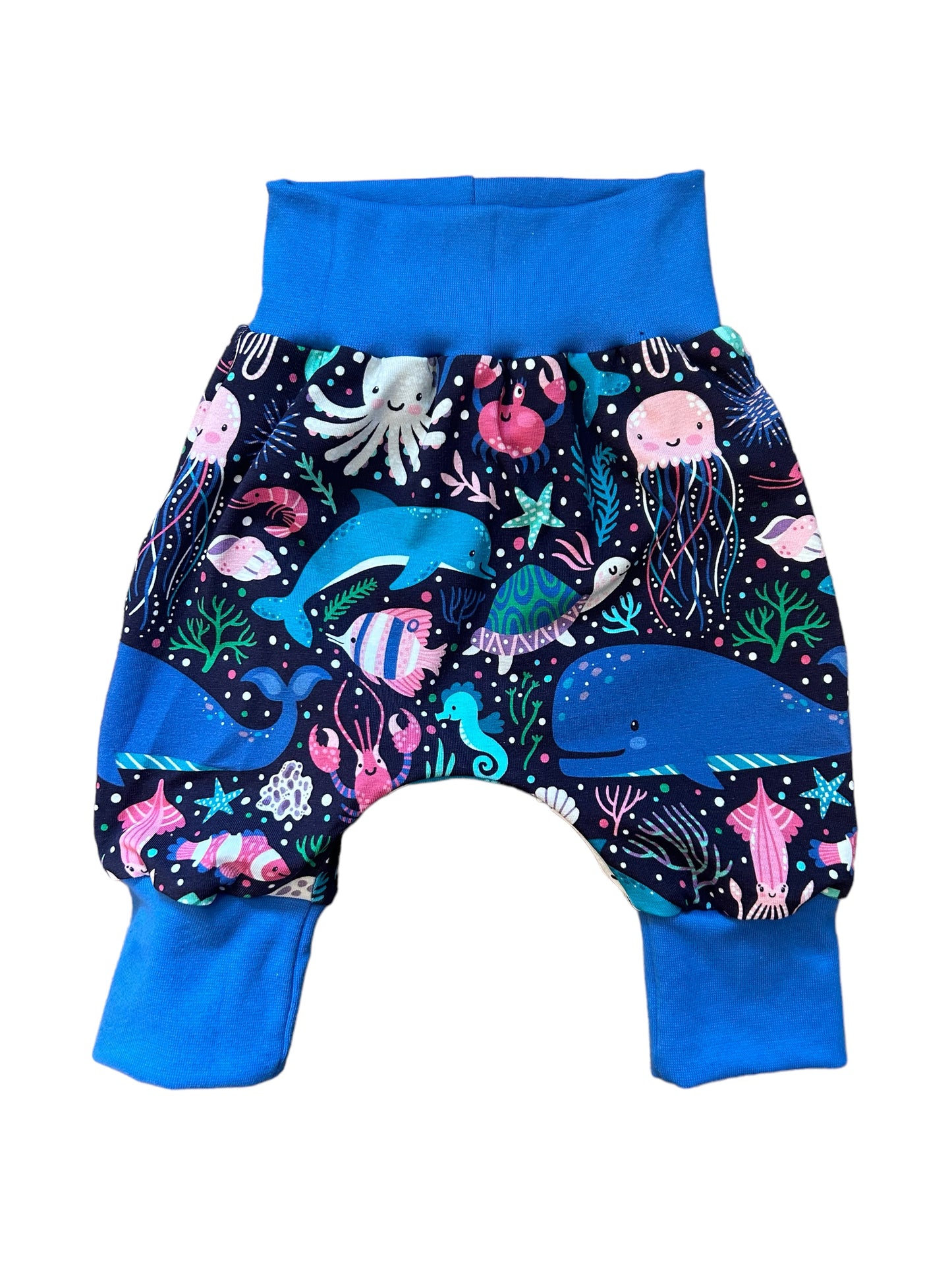 Under The Sea Print Jersey Baby & Toddler Harem Pants