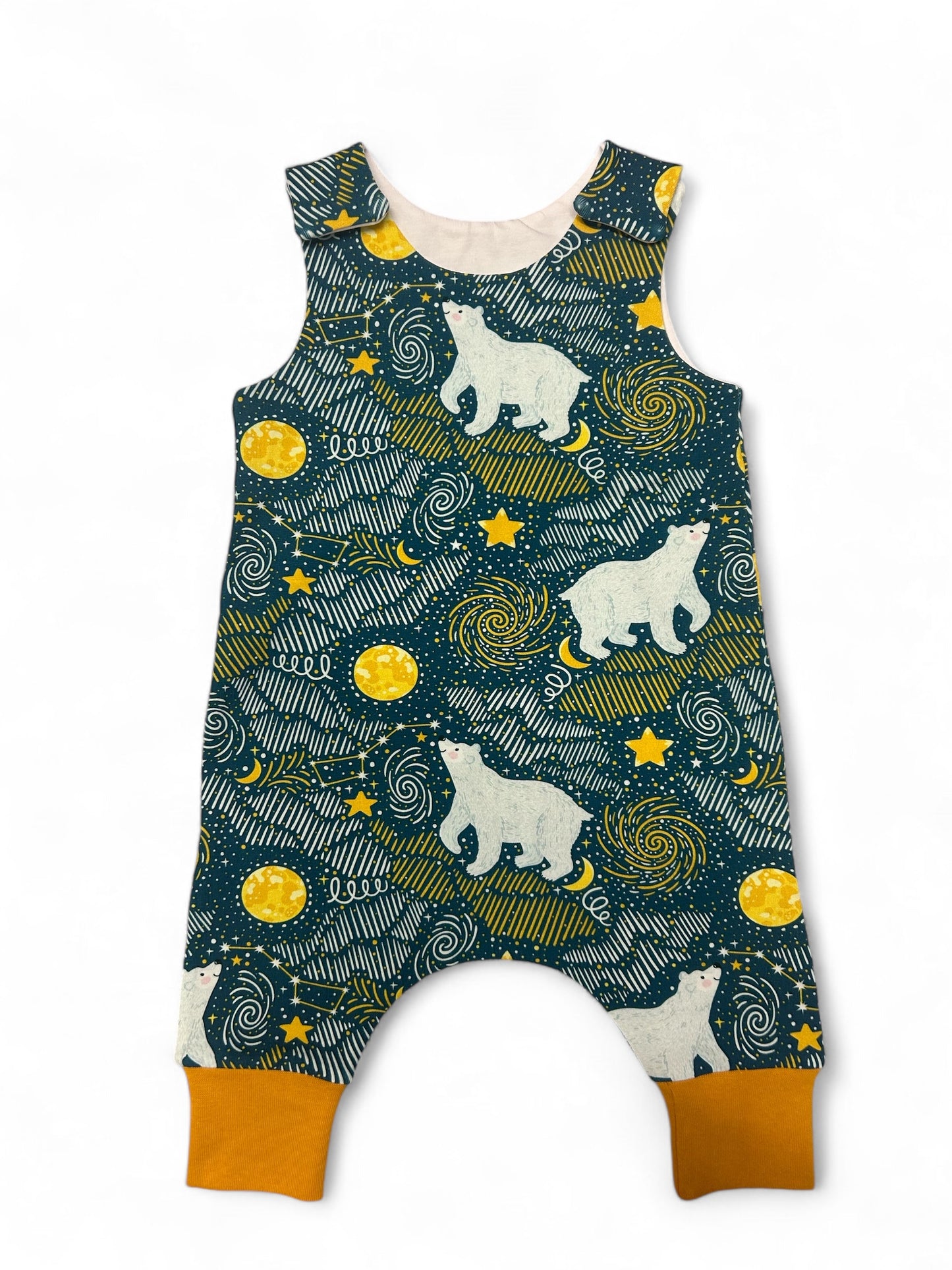 Christmas Constellation Polar Bears Baby & Toddler Jersey Romper
