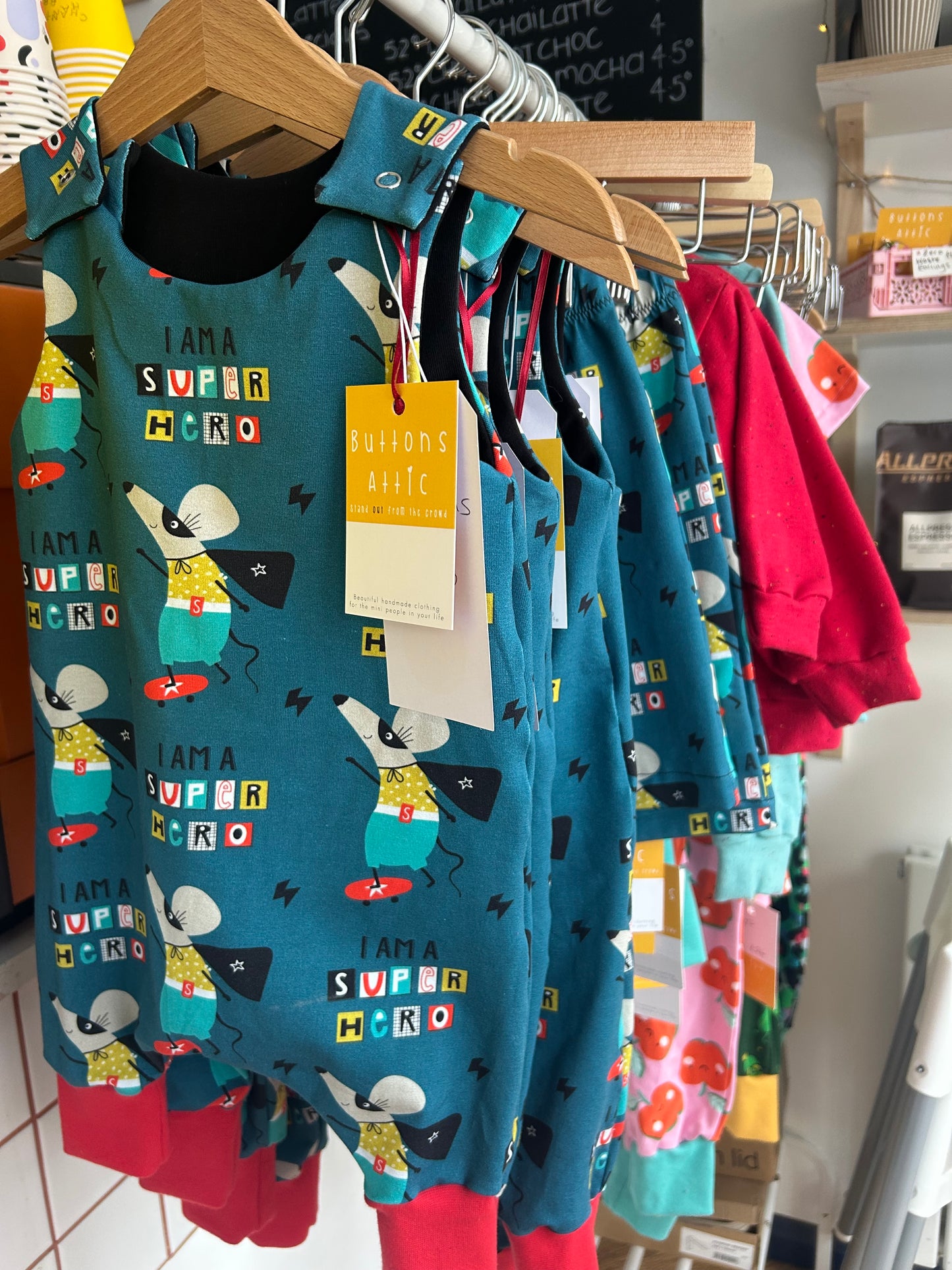 Super Hero Mouse Baby & Toddler Jersey Romper