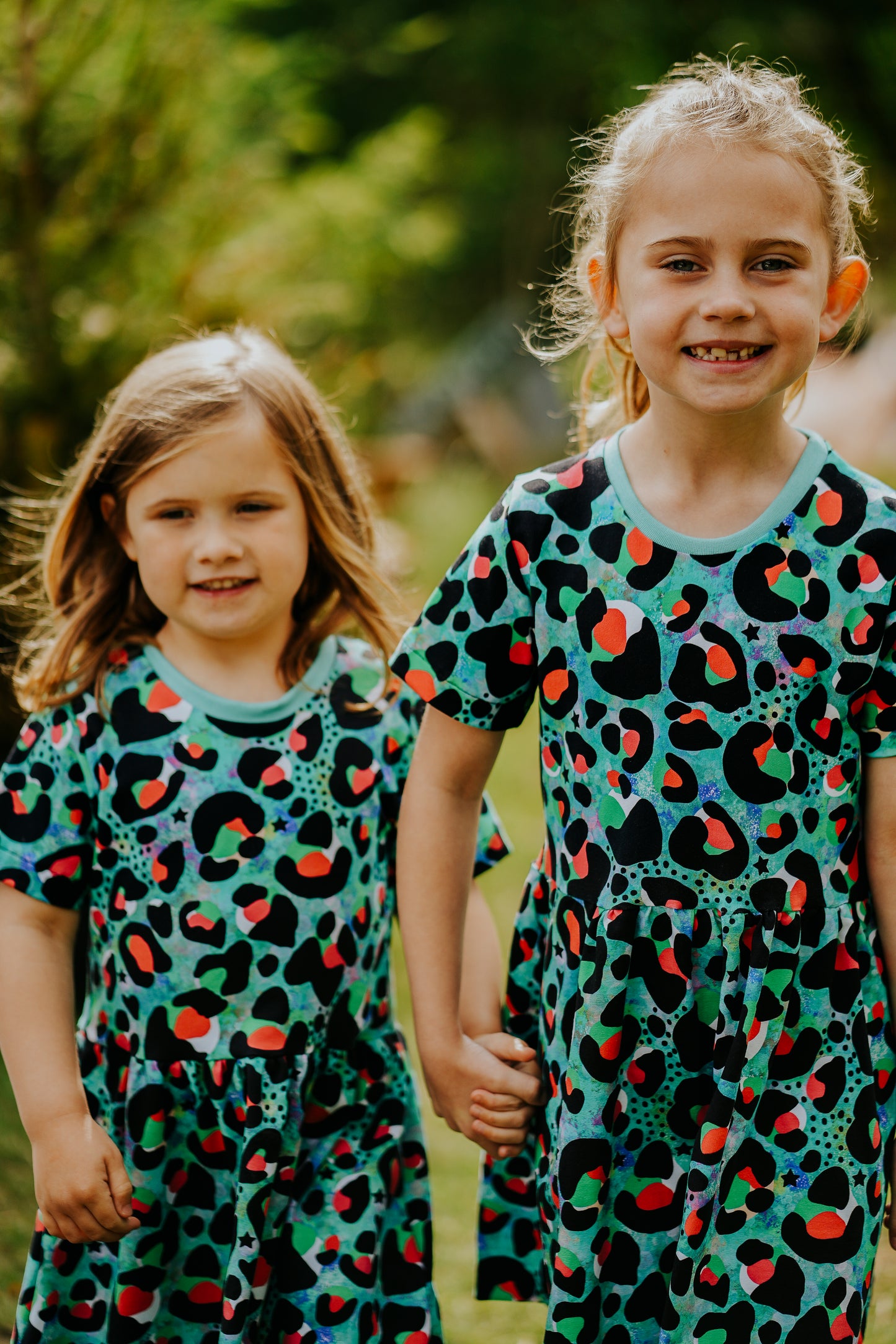 Carnival Leopard Short Sleeve Baby & Toddler Jersey Dress