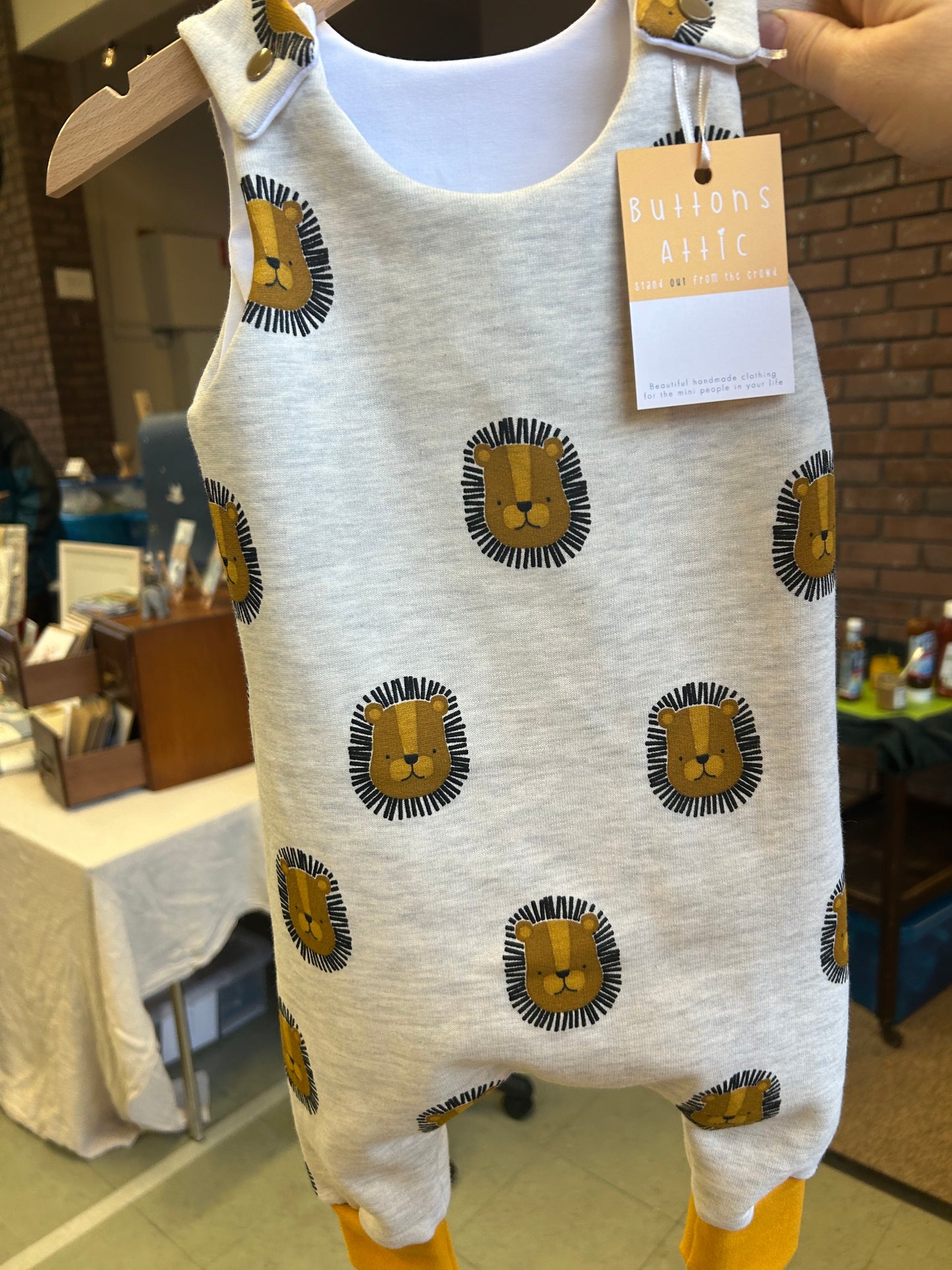 Leo the Lion Baby & Toddler Jersey Romper