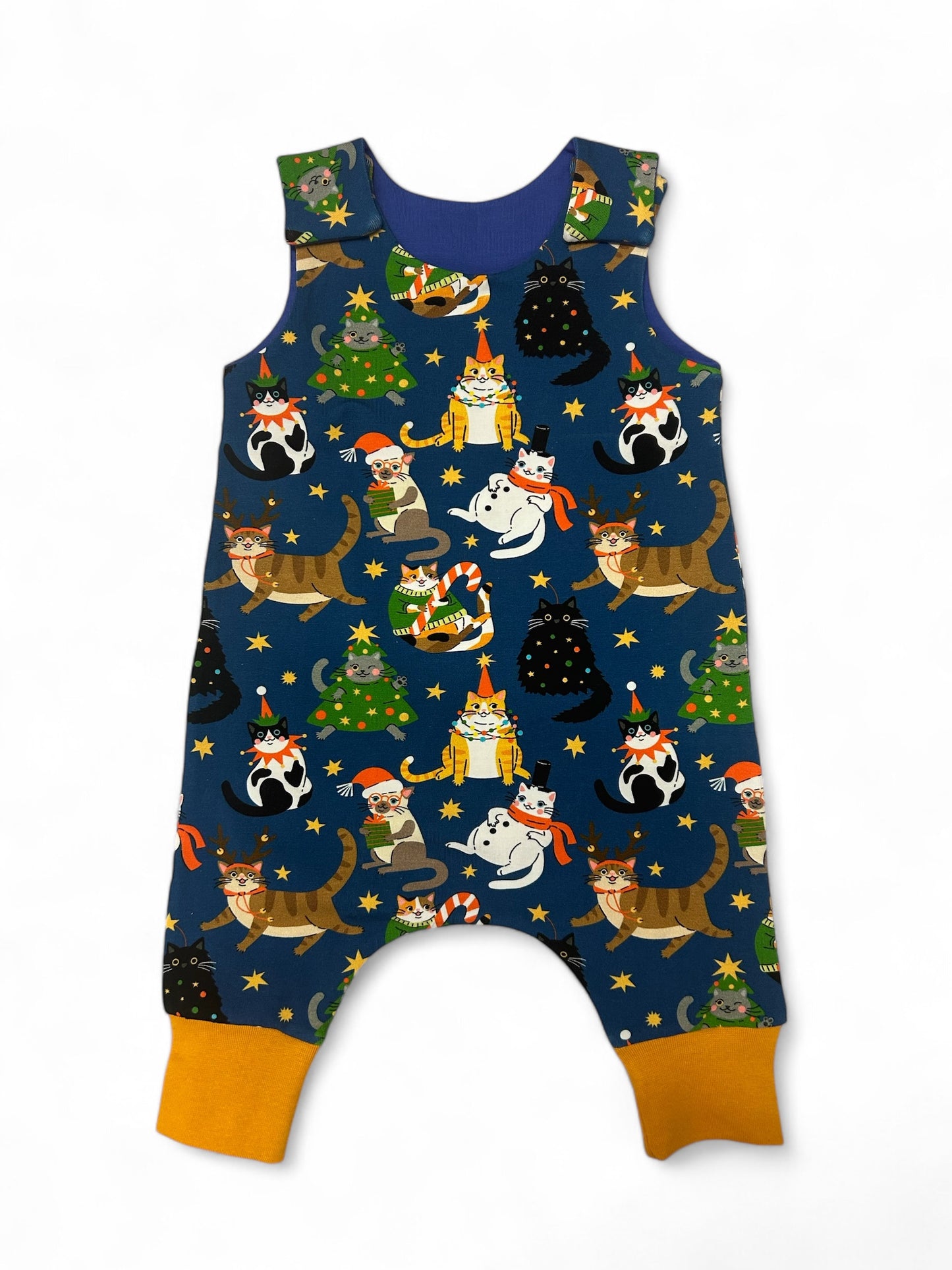 Christmas Cats Baby & Toddler Jersey Romper