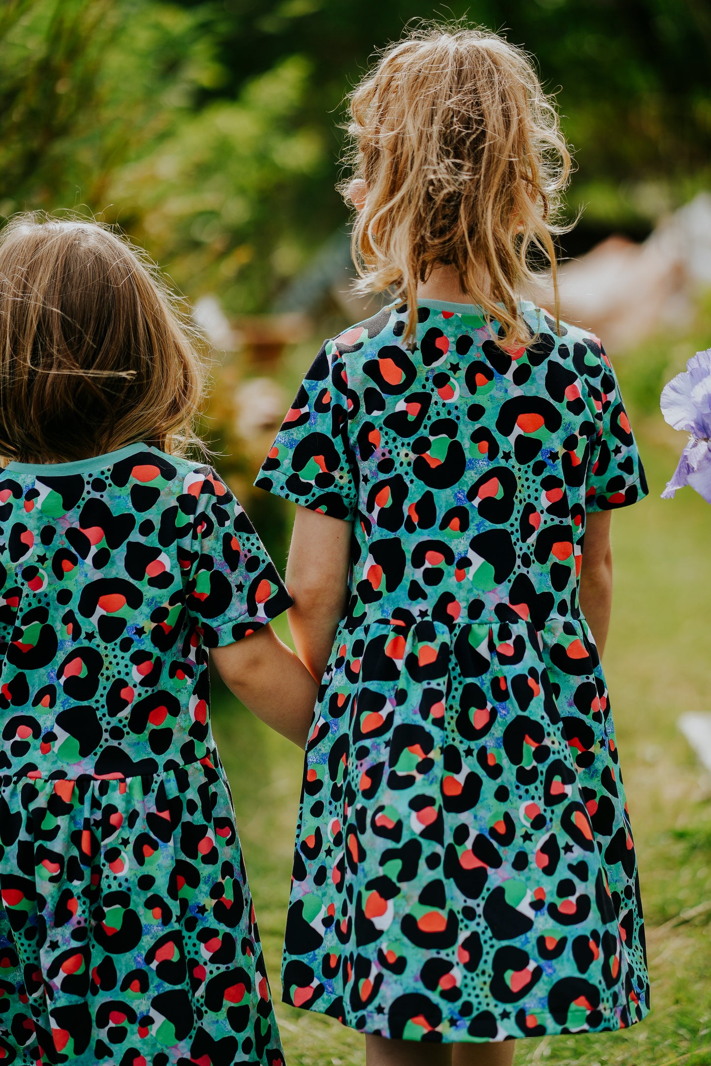 Carnival Leopard Short Sleeve Baby & Toddler Jersey Dress