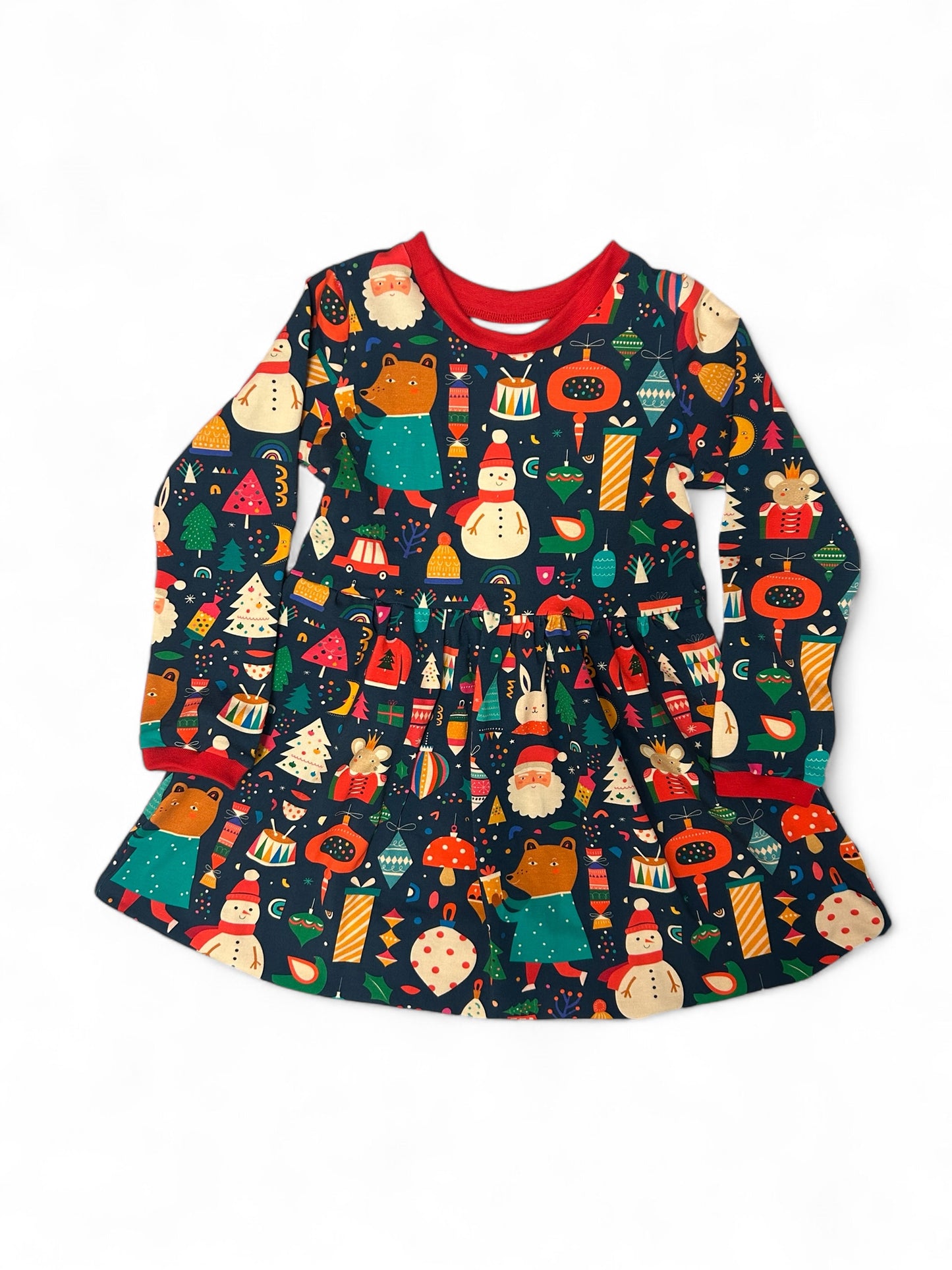 Festive Christmas Baby & Toddler Jersey Dress