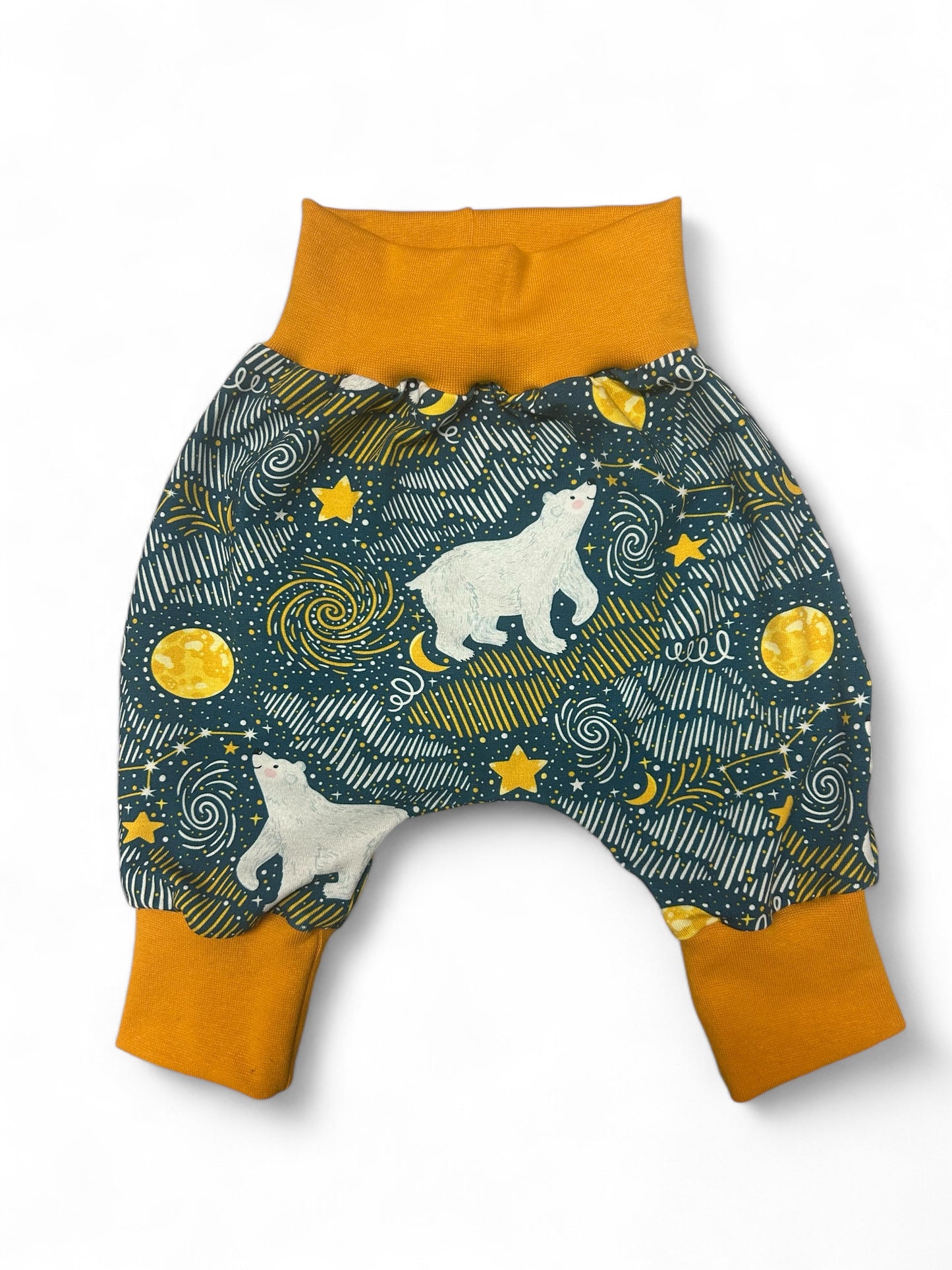 Christmas Constellation Polar Bears Jersey Baby & Toddler Harem Pants