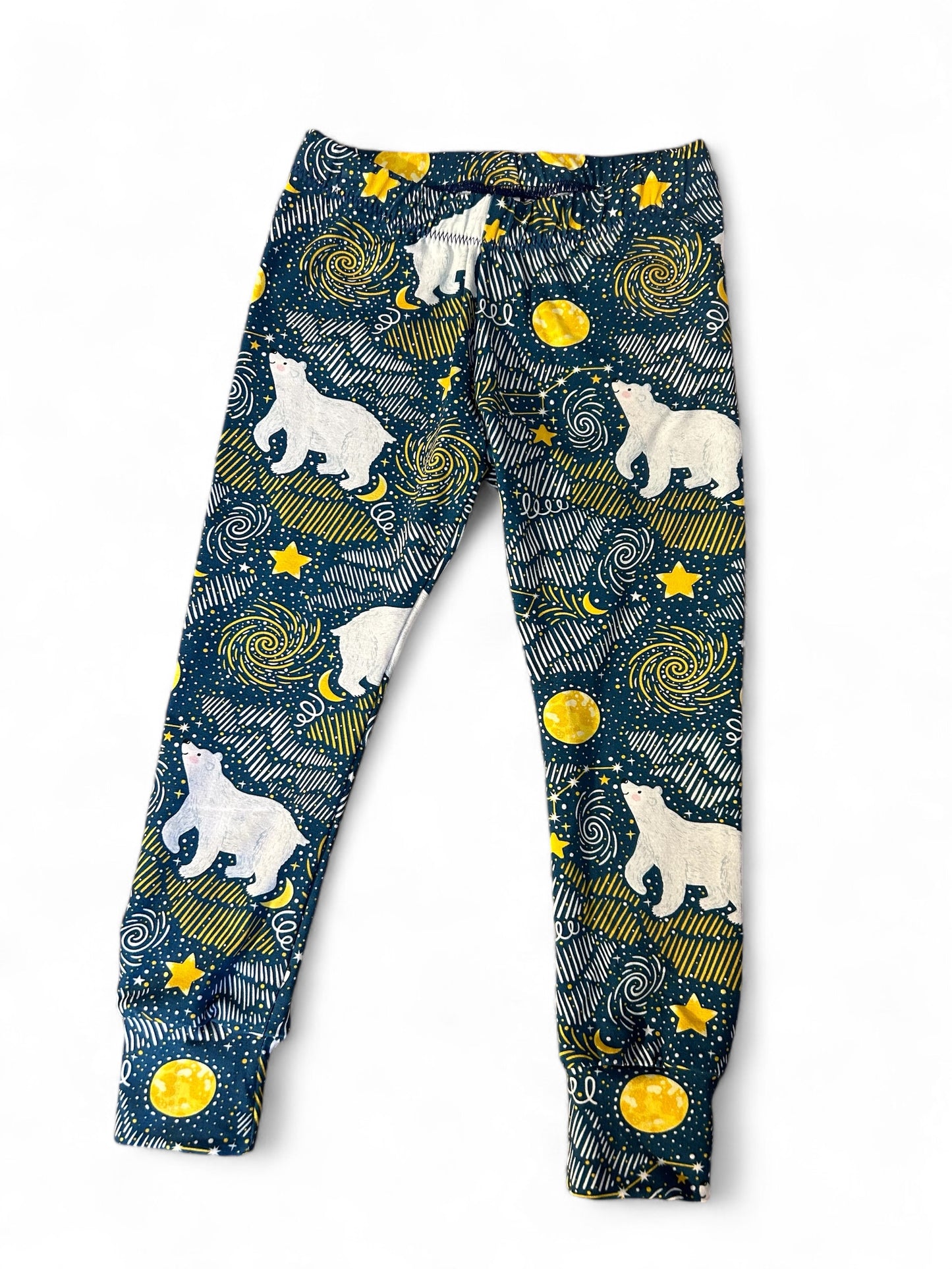 Christmas Constellation Polar Bears Toddler & Children's Jersey Leggings