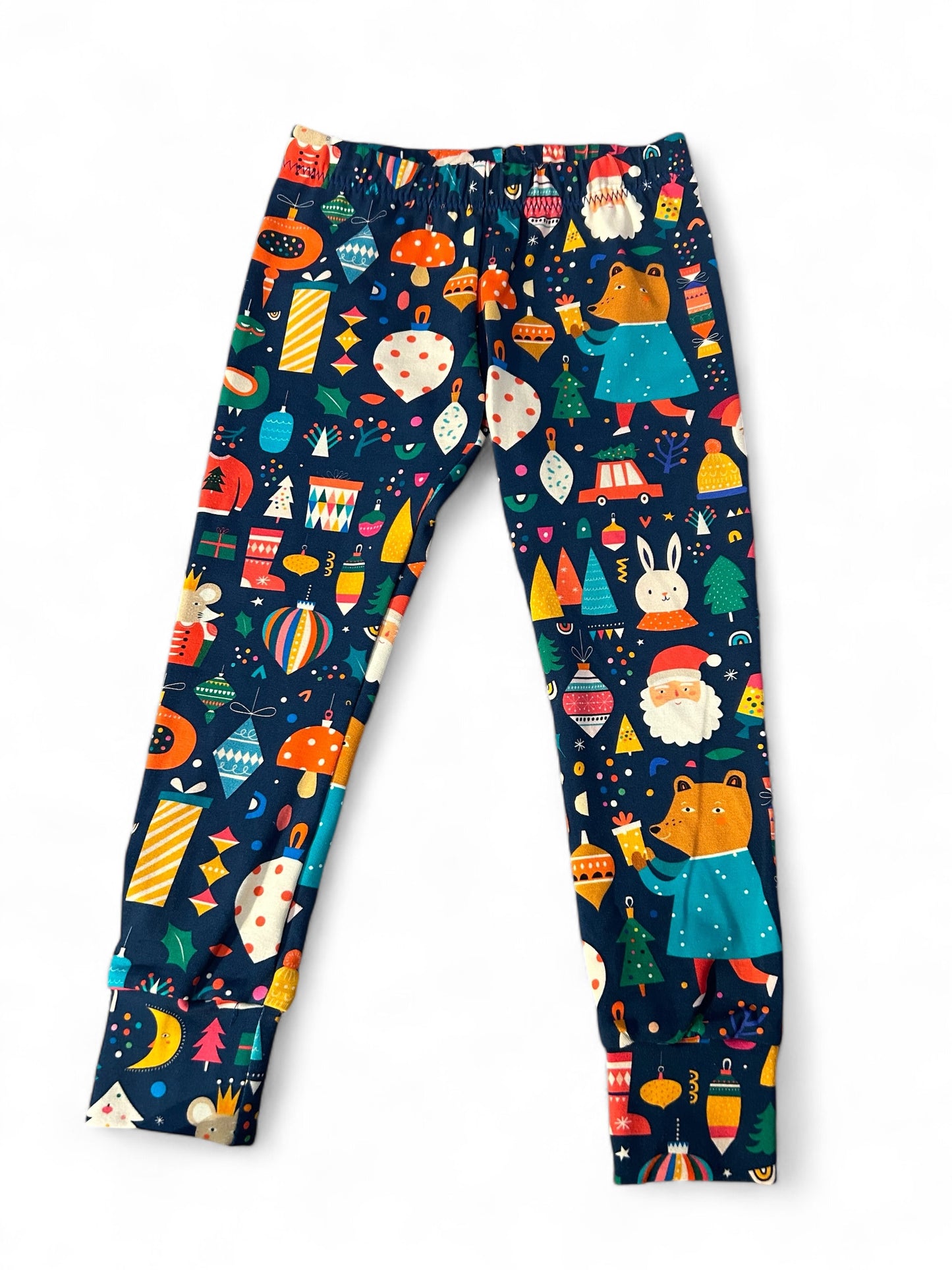 Festive Christmas Toddler & Children's Jersey Leggings