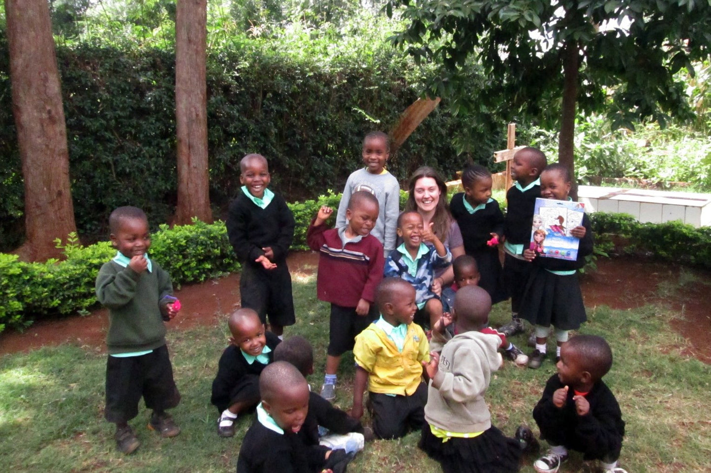 A pic with children