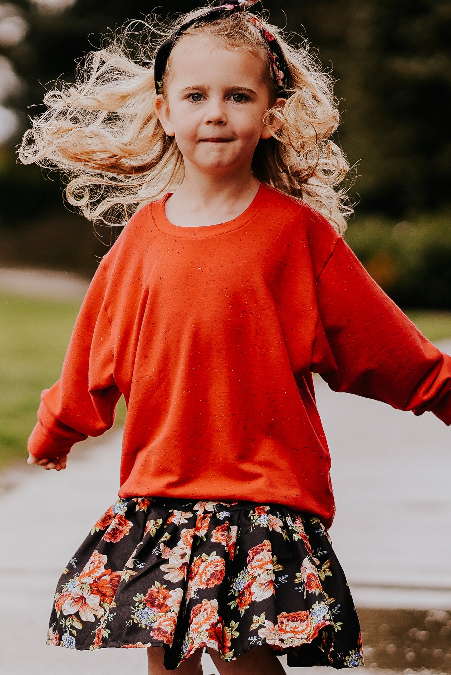 Floral Rose Toddler & Children's Skirt