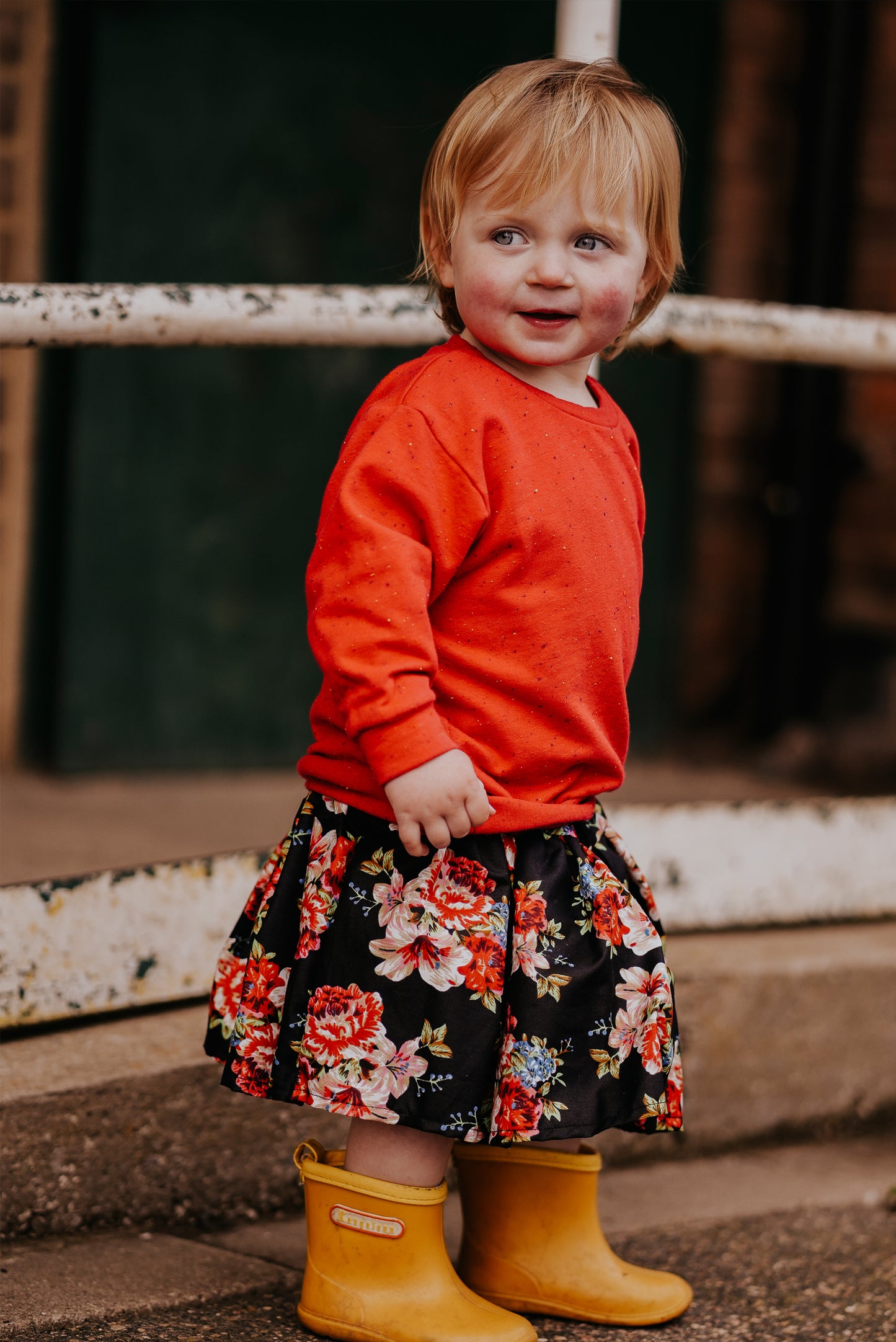 Floral Rose Toddler & Children's Skirt