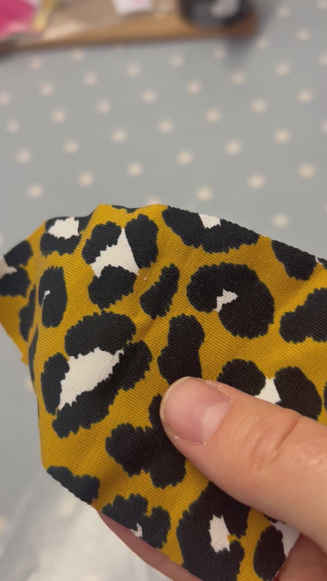 Load and play video in Gallery viewer, Leopard Print Zero Waste Large Stud Earrings