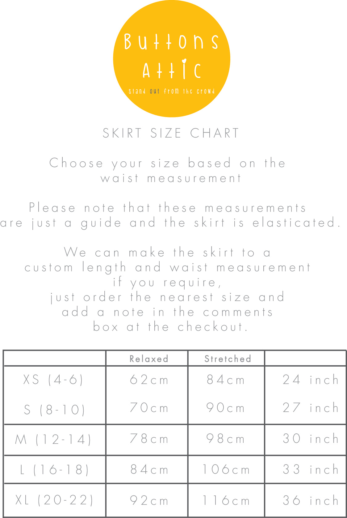 Kaleidoscopes Yellow and Blue Women's Skirt - Made to Order