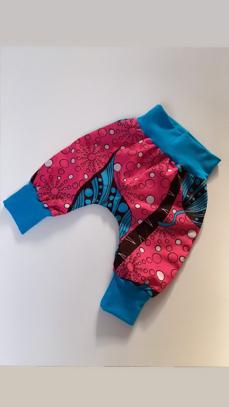 Pink Swirl Baby & Toddler Harem Pants