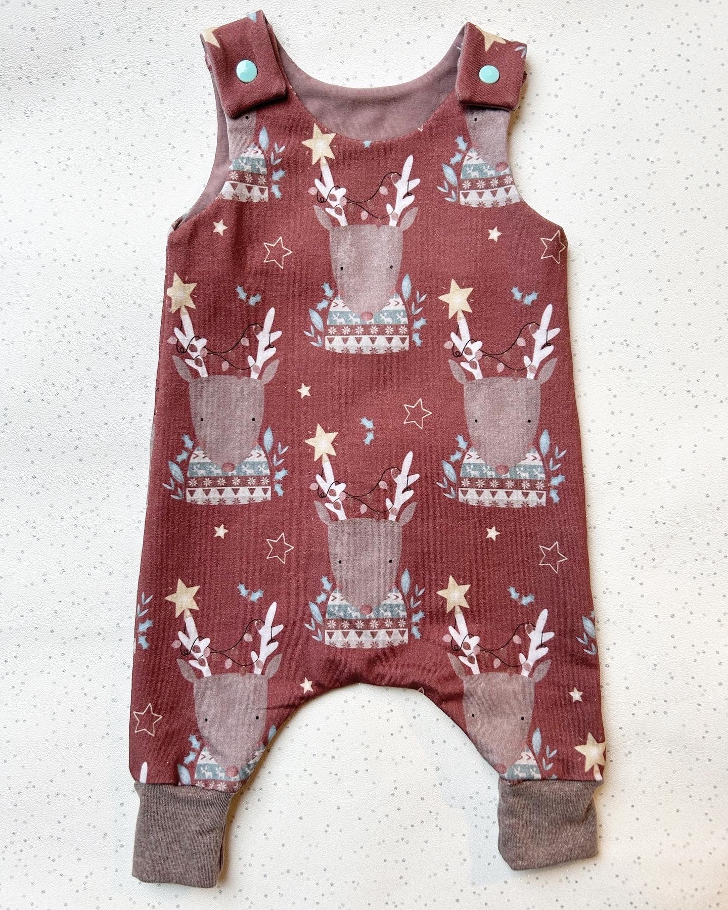 Rufus Reindeer Baby & Toddler Jersey Romper