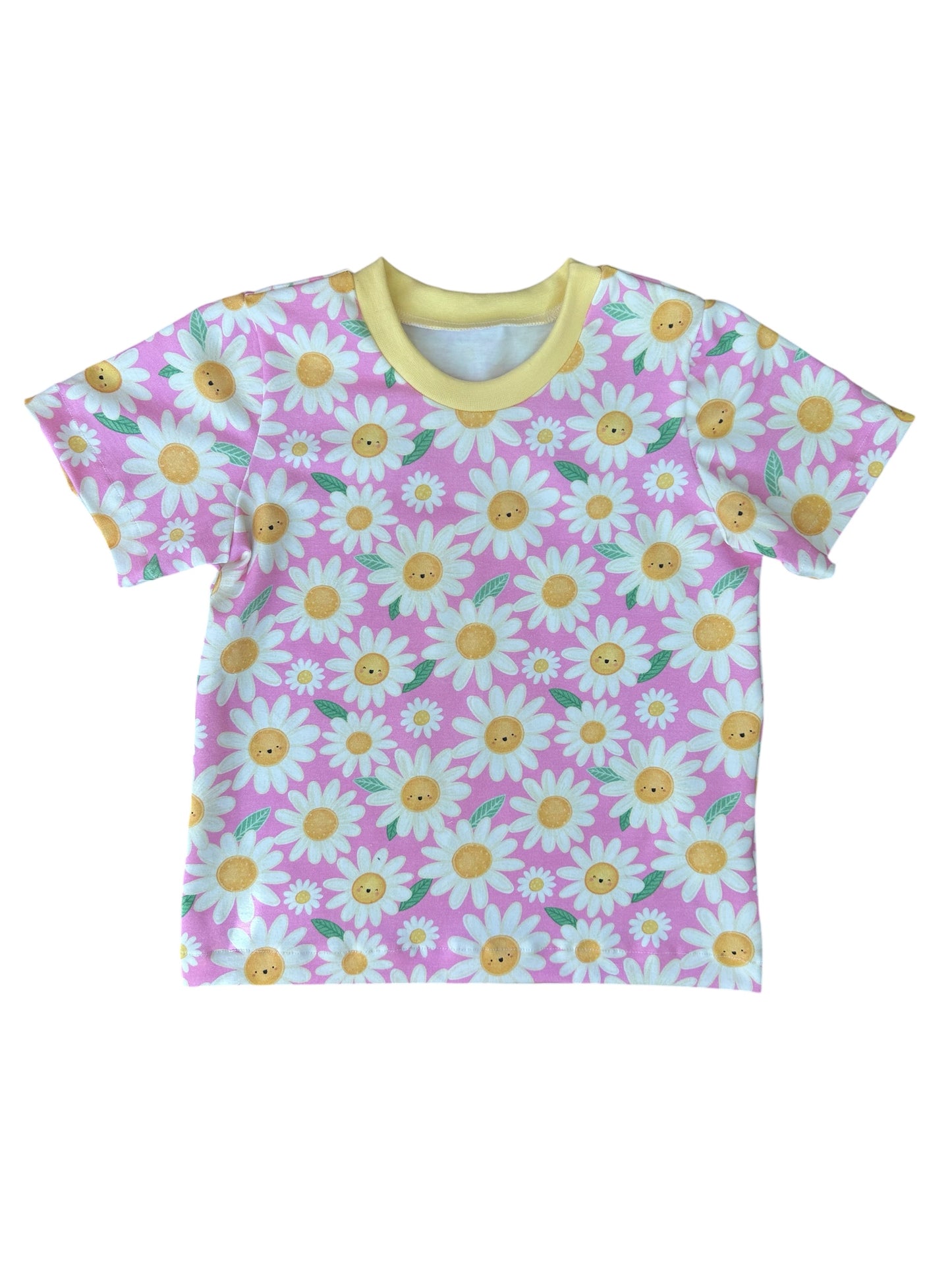 Happy Daisies Short Sleeve Baby & Toddler Jersey T-Shirt