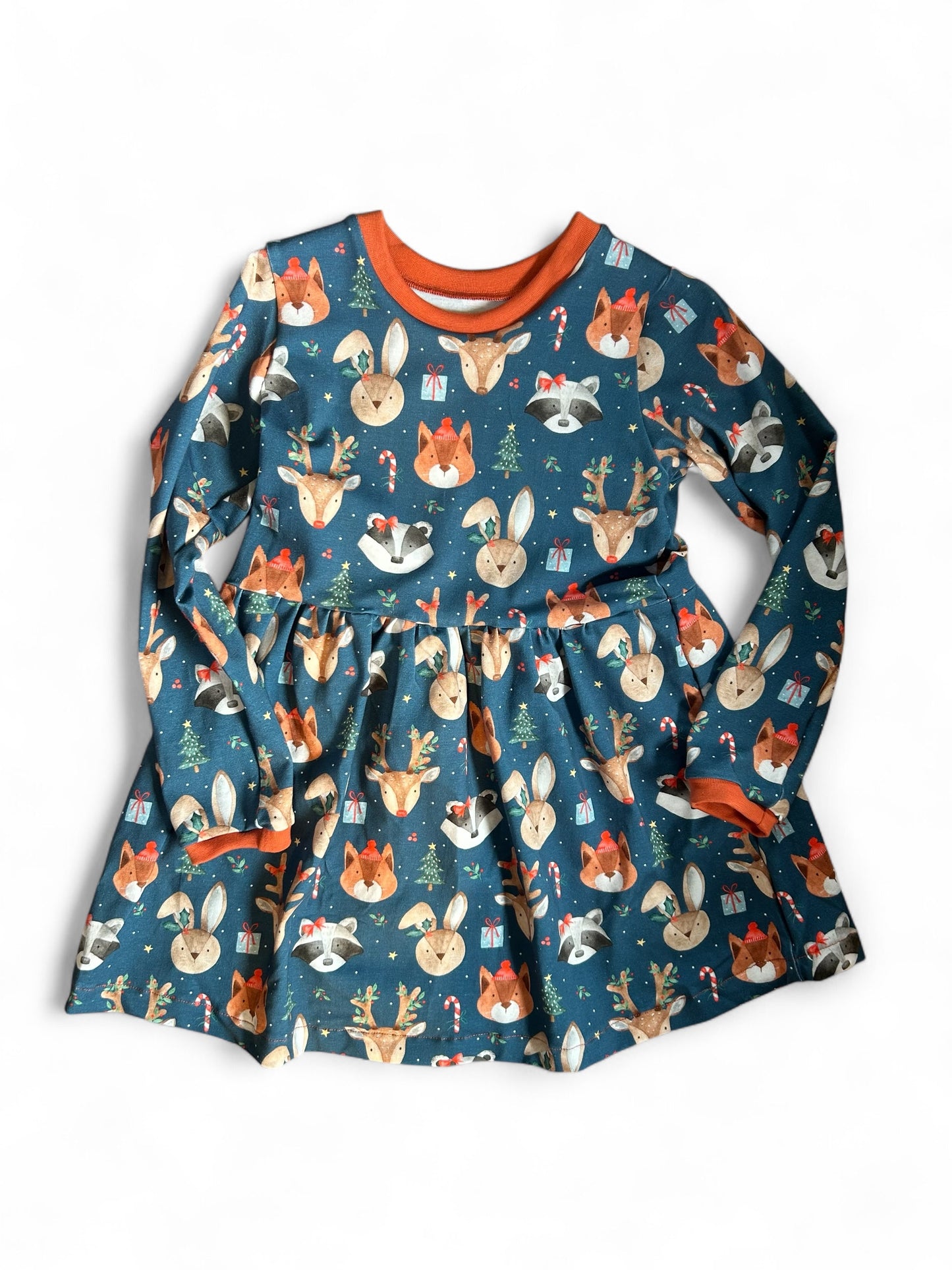 Festive Animals Baby & Toddler Jersey Dress