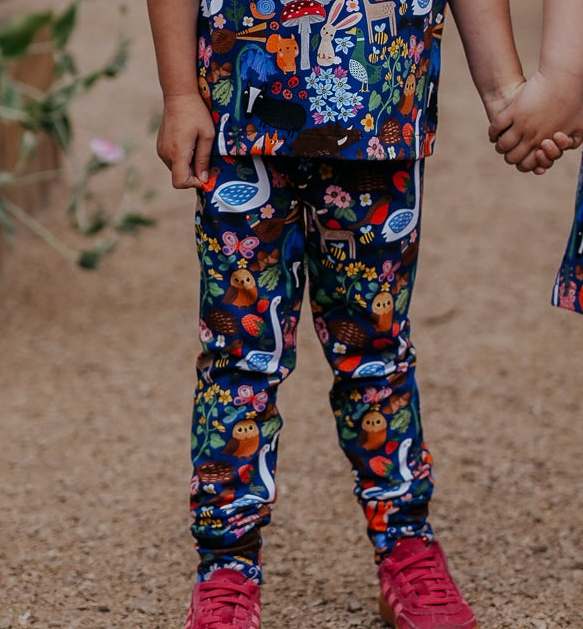 Woodland Animals Toddler & Children's Jersey Leggings