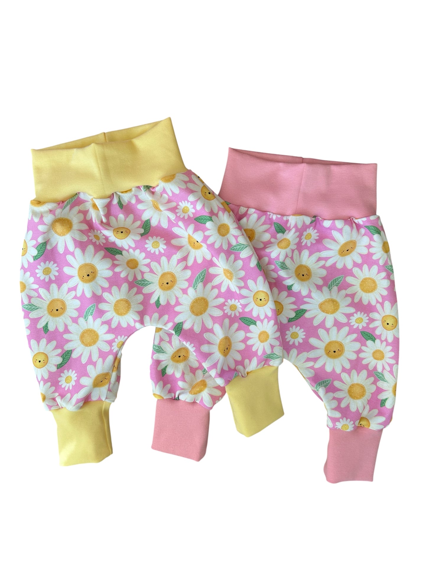 Happy Daisies Jersey Baby & Toddler Harem Pants