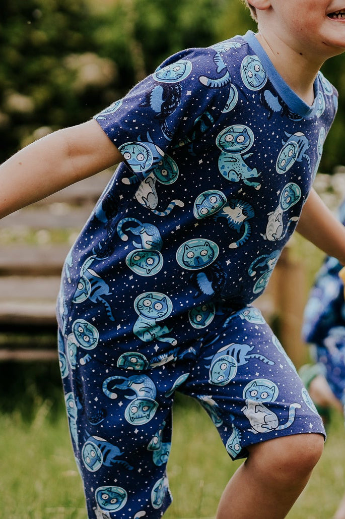 Space cats Toddler & Children's Jersey Shorts