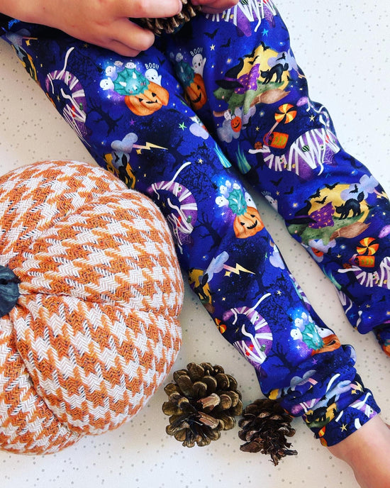 Spooky Pumpkins Halloween Toddler & Children's Jersey Leggings