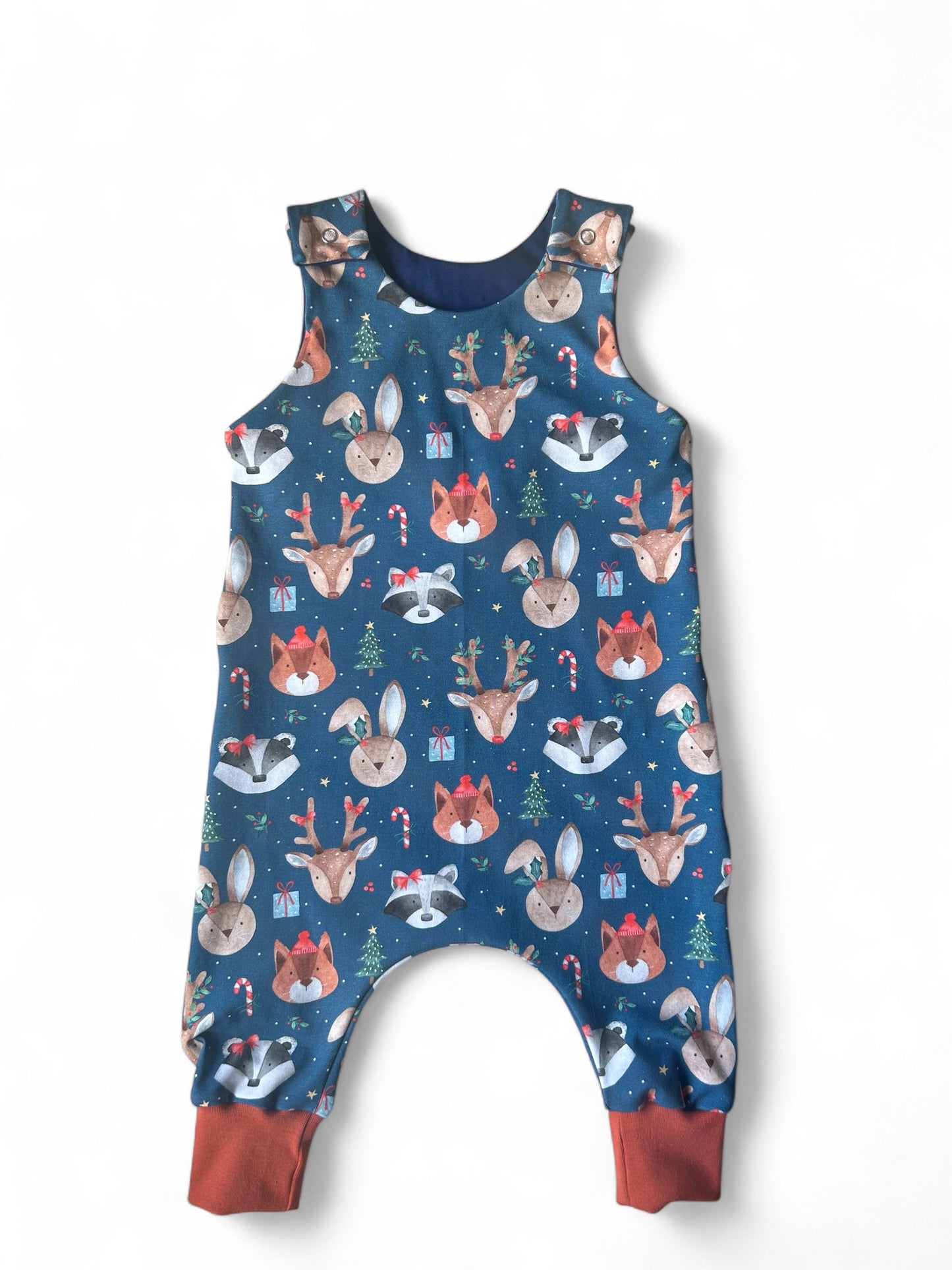 Festive Animals Baby & Toddler Jersey Romper