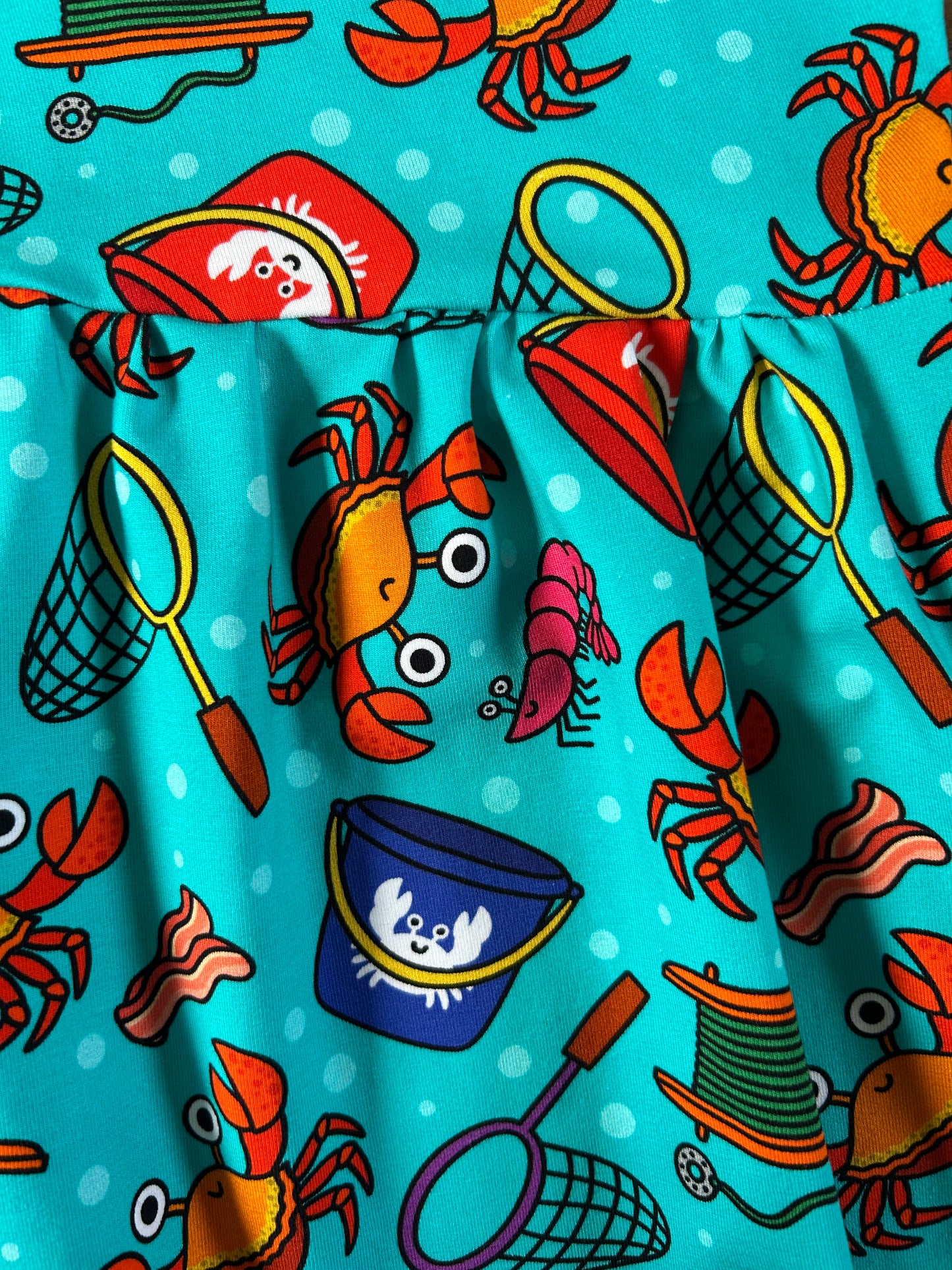 Jeremy the Crab Short Sleeve Baby & Toddler Jersey Dress