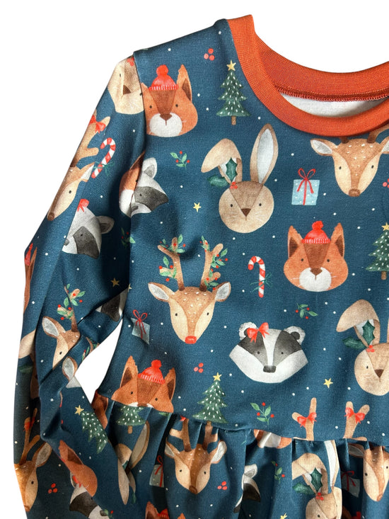 Festive Animals Baby & Toddler Jersey Dress