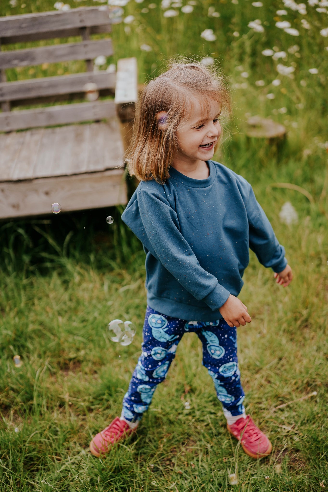 Space Cats Toddler & Children's Jersey Leggings