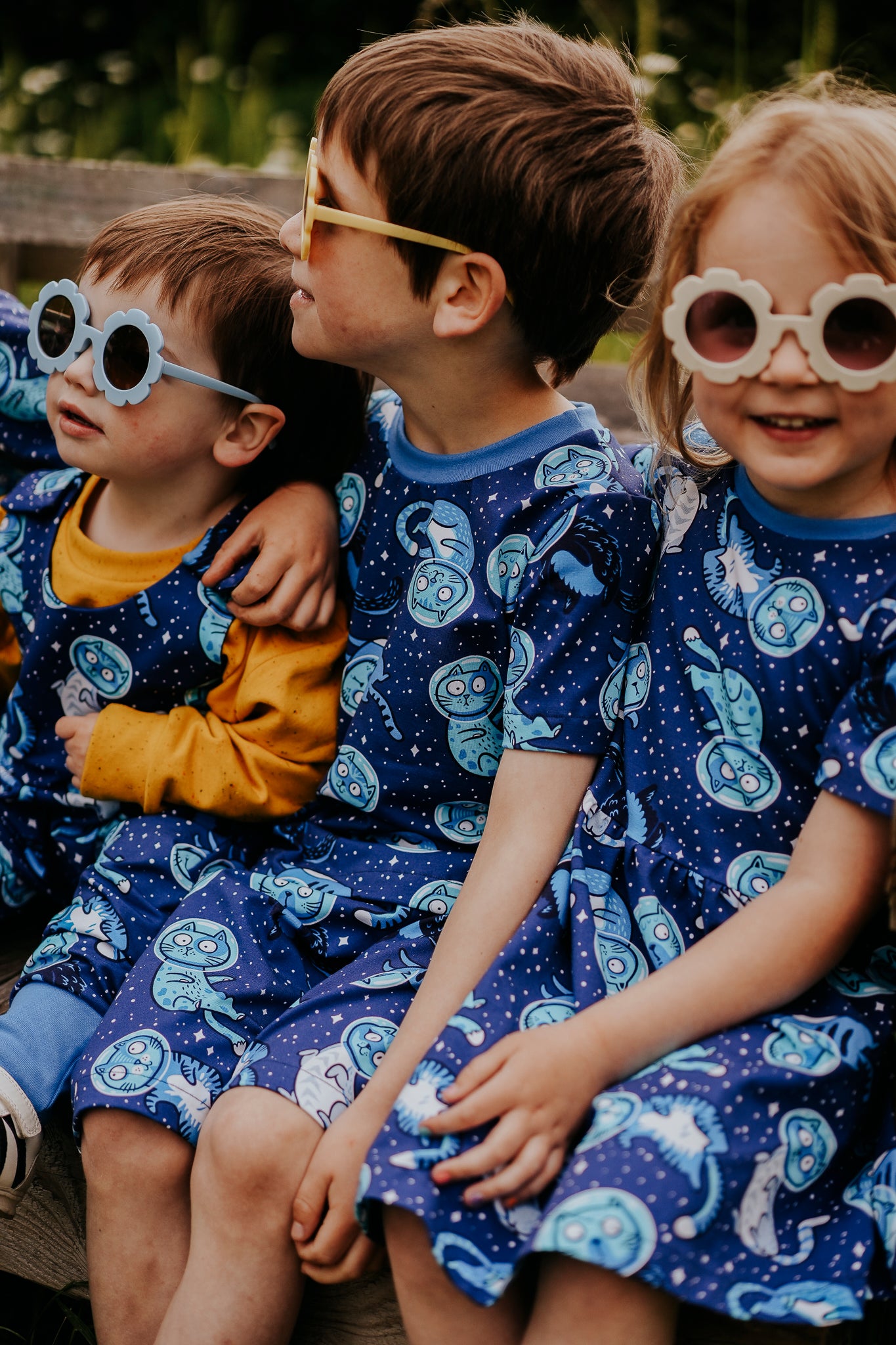 Space Cats Baby & Toddler Jersey Romper