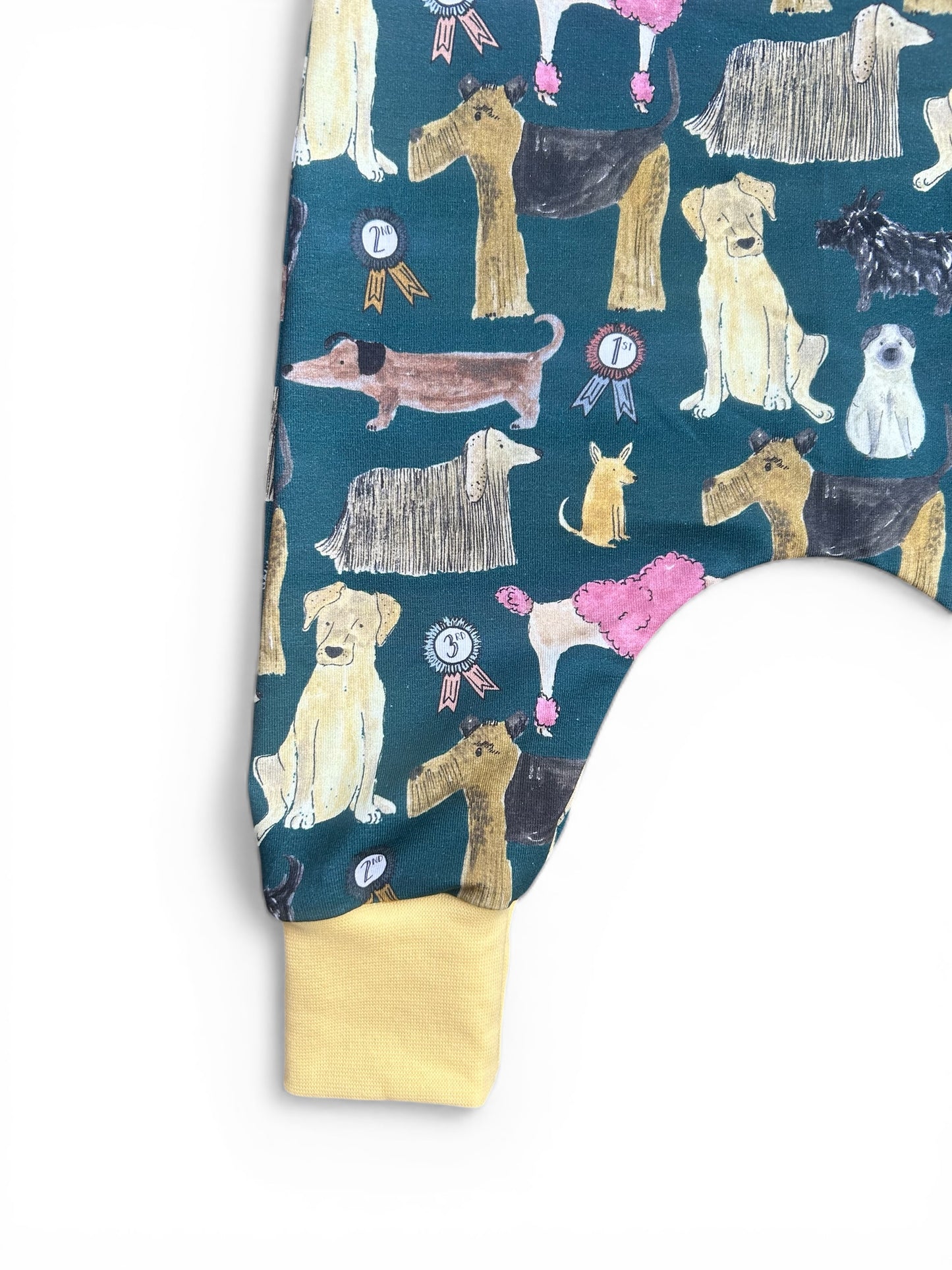 Dogs Jersey Baby & Toddler Harem Pants Soft Yellow