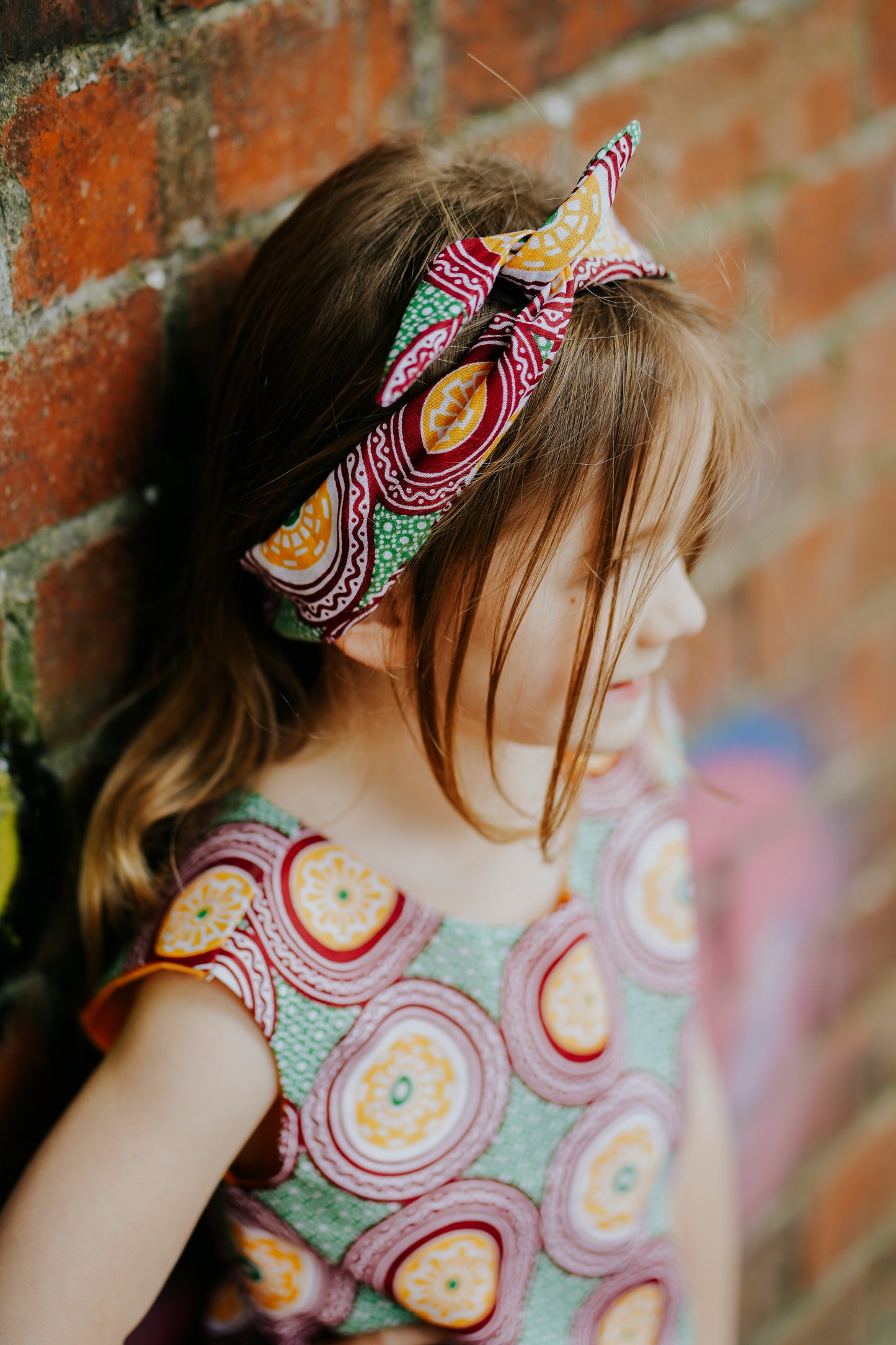 Circles African Print Woven Shorts & Top two piece coord set