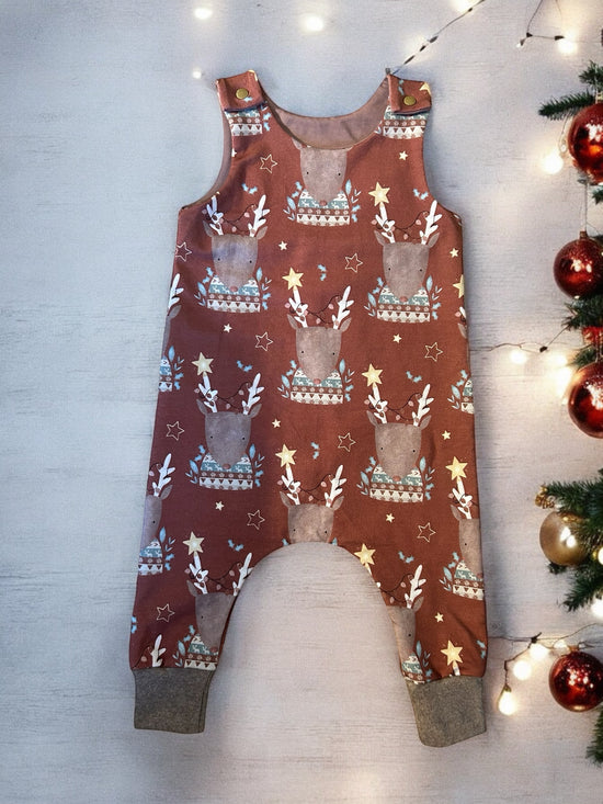 Rufus Reindeer Baby & Toddler Jersey Romper