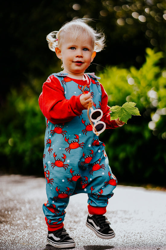 Happy Crab Baby & Toddler Jersey Romper