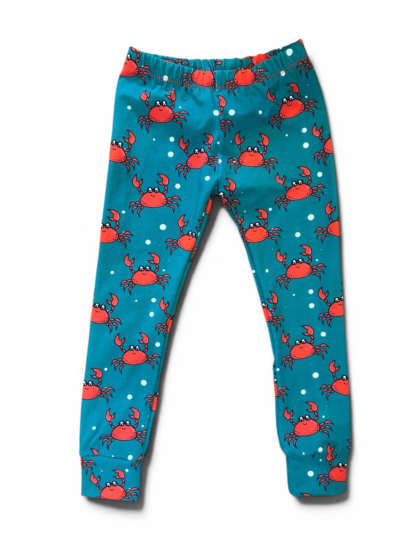 Happy Crab Toddler & Children's Jersey Leggings