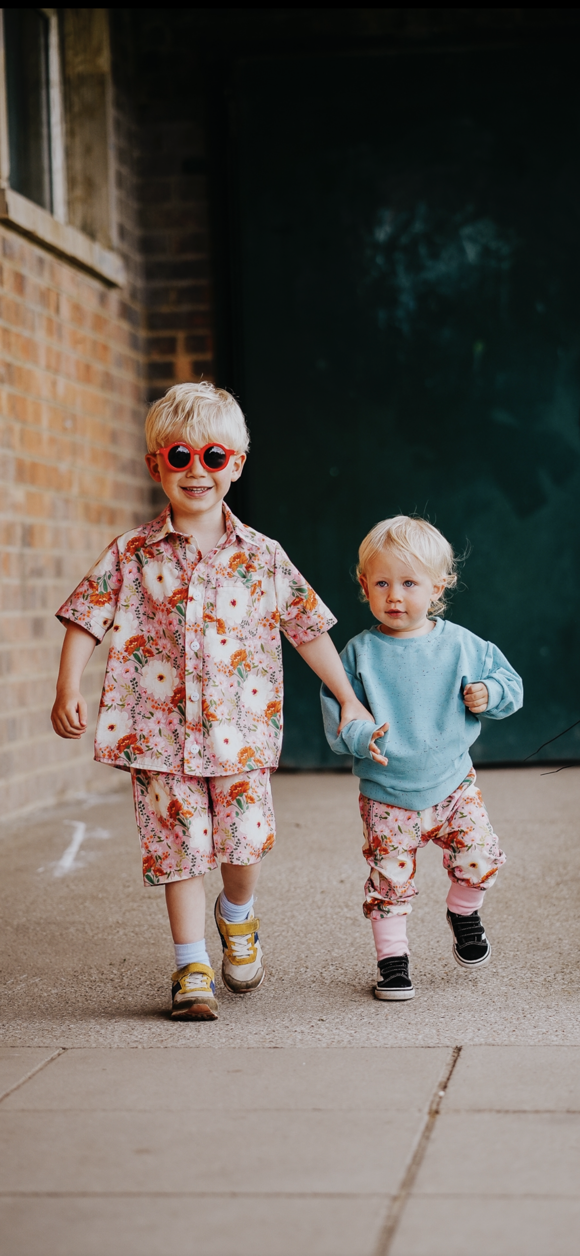 Floral Print Baby & Children's Shirt