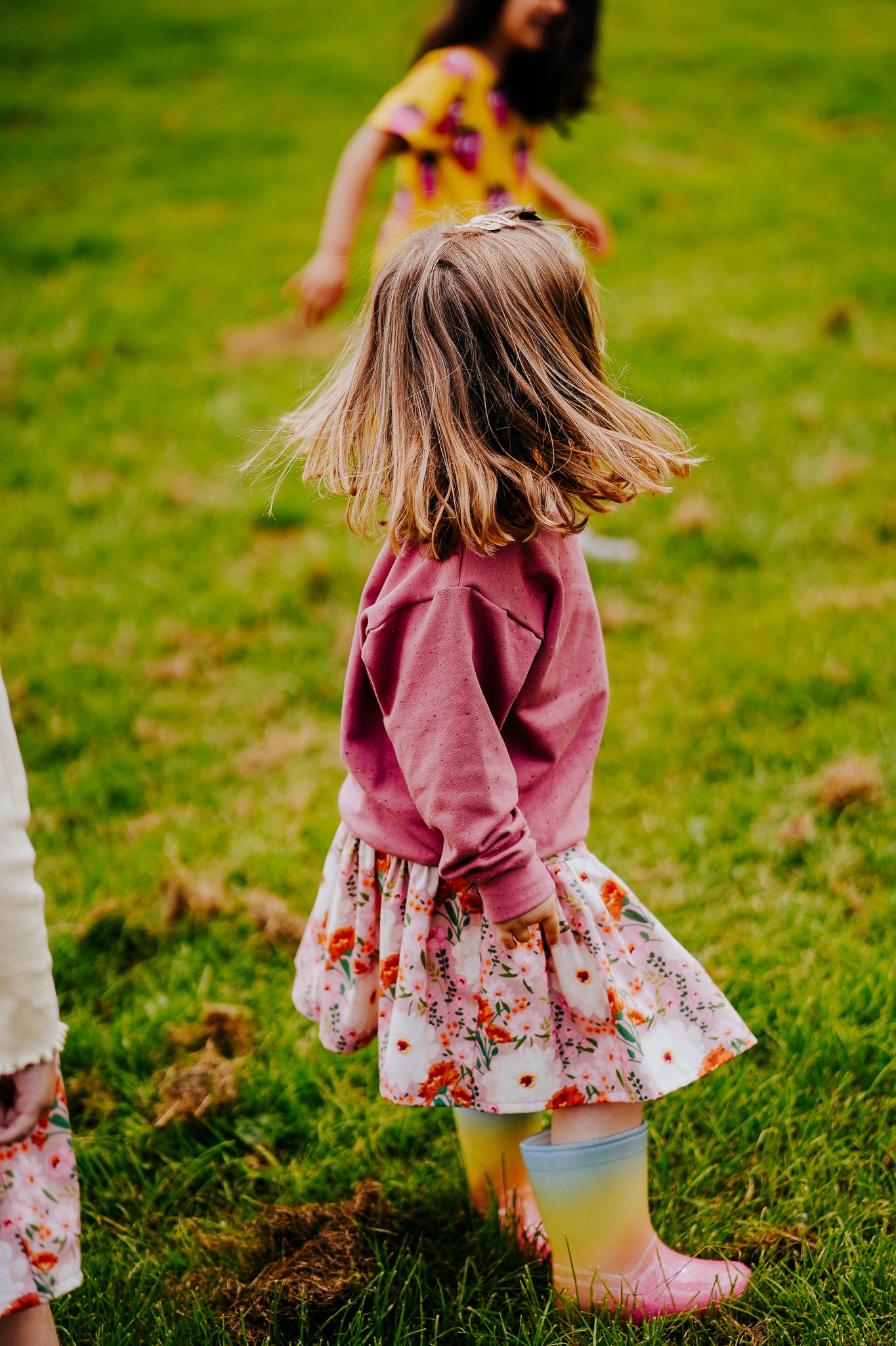 Floral Pinks Toddler & Children's Skirt