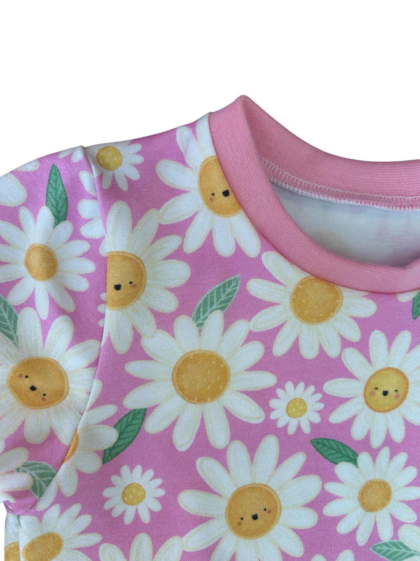 Happy Daisies Short Sleeve Baby & Toddler Jersey T-Shirt