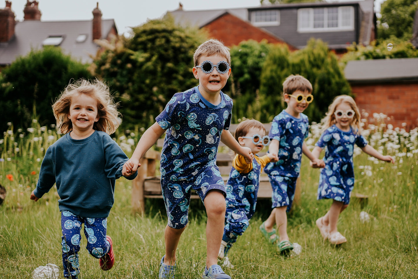 Space Cats Toddler & Children's Jersey Leggings