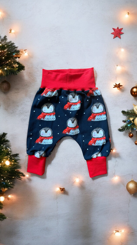 Christmas Penguins Jersey Baby & Toddler Harem Pants