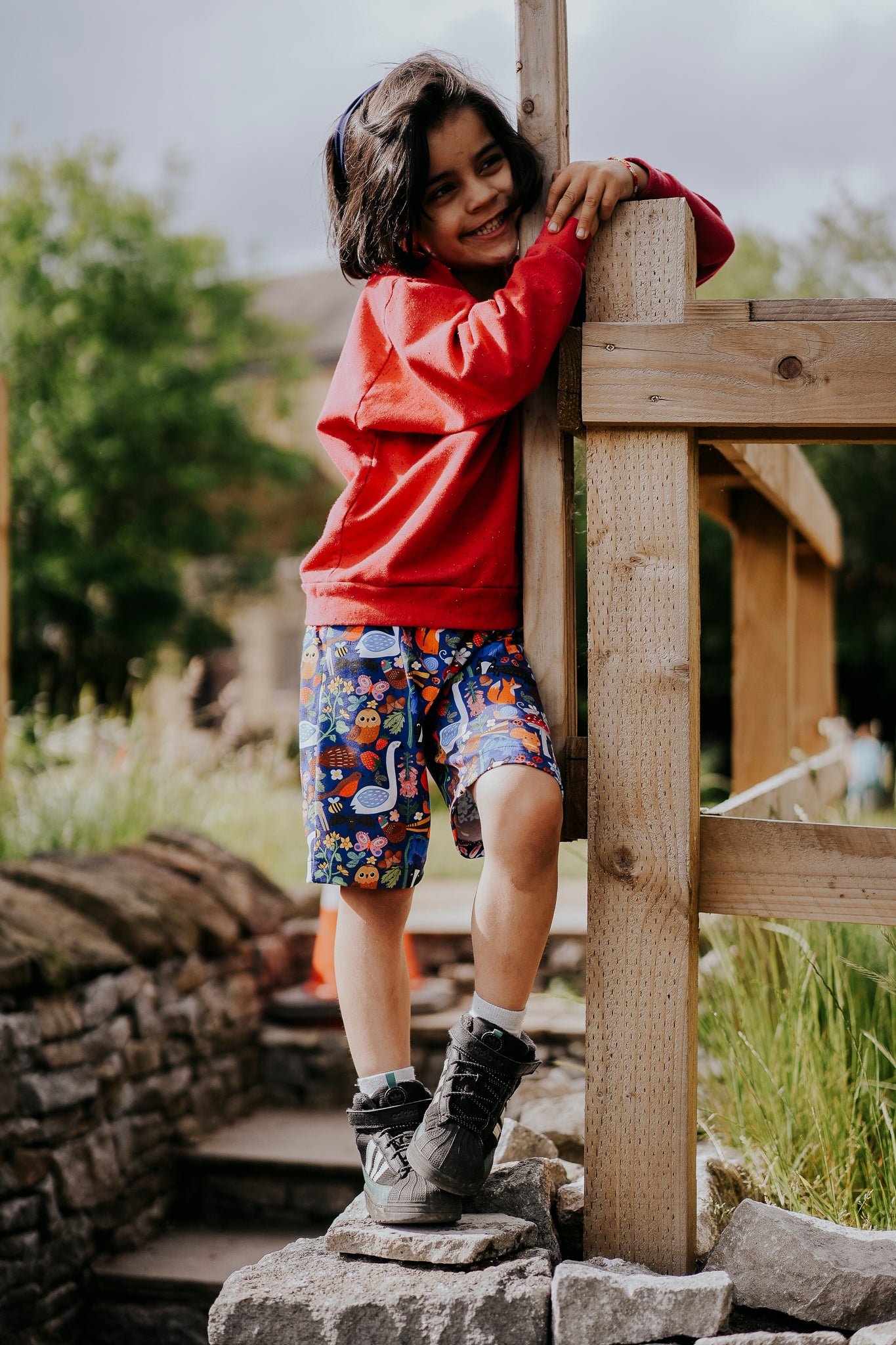 Woodland Animals Toddler & Children's Jersey Shorts