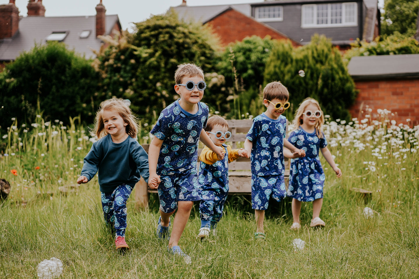 Space Cats Toddler & Children's Jersey Leggings