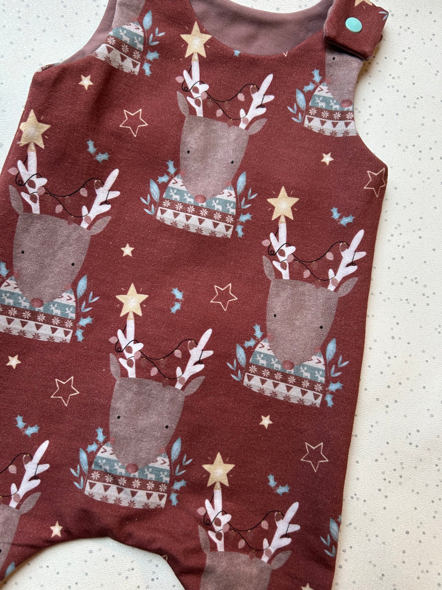 Rufus Reindeer Baby & Toddler Jersey Romper