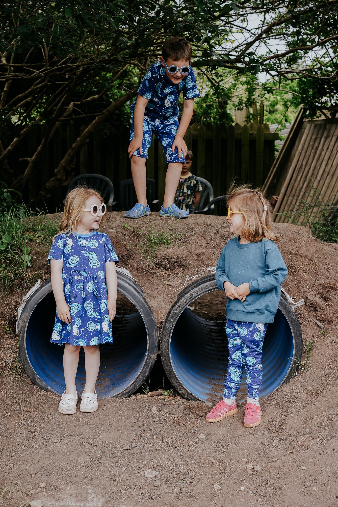 Space Cats Toddler & Children's Jersey Leggings