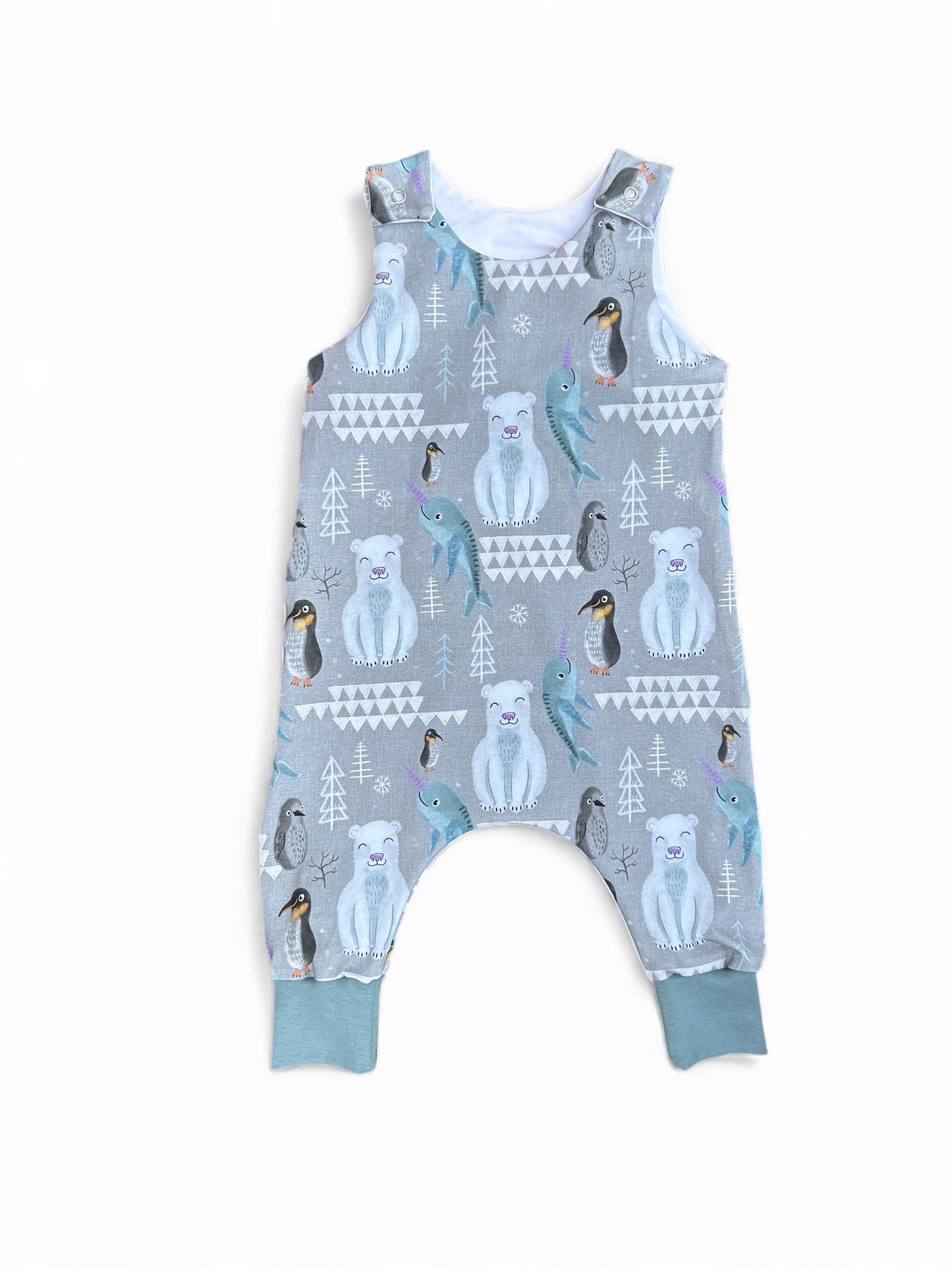 Arctic Animals Baby & Toddler Jersey Romper