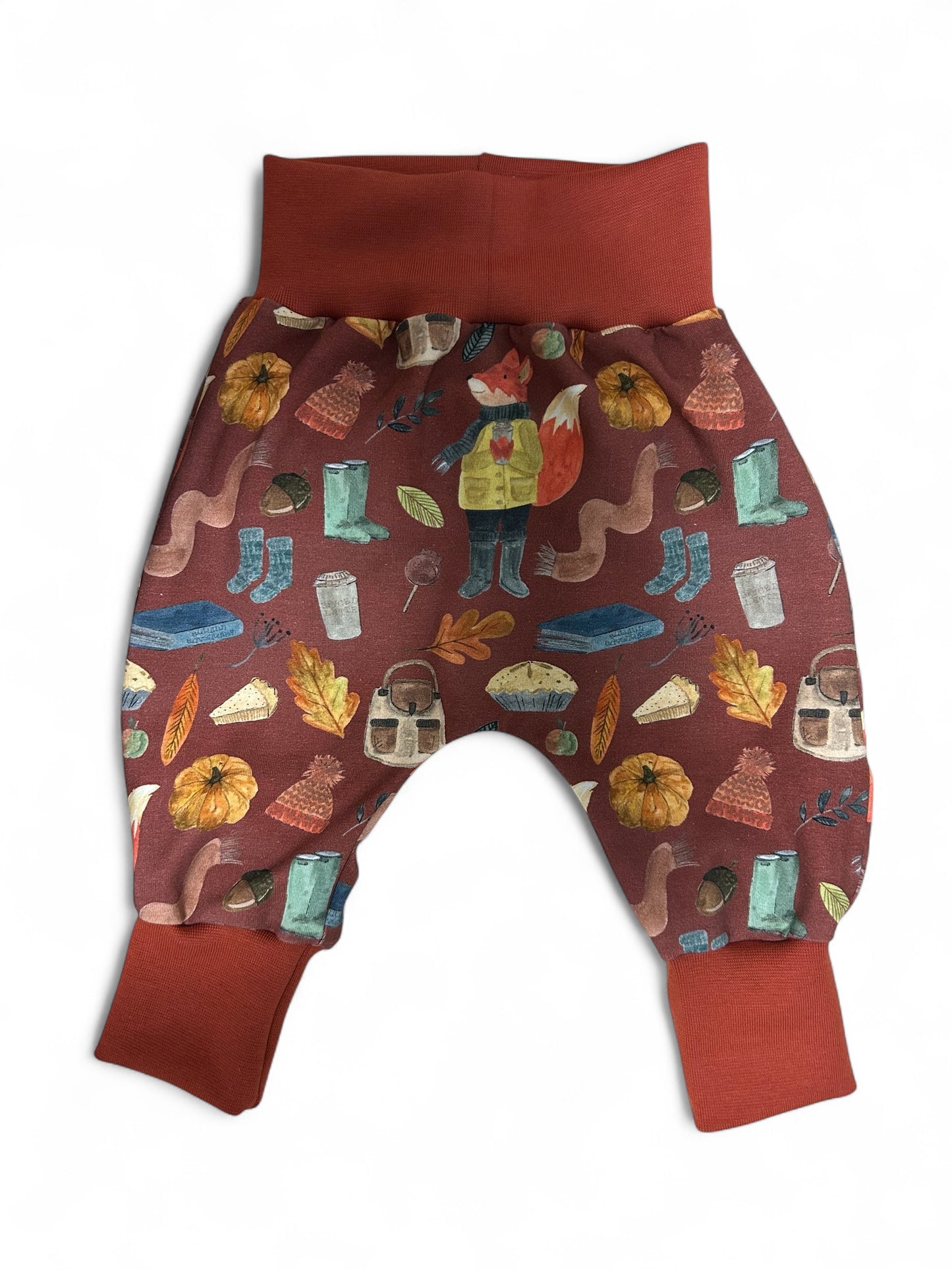 Autumn Mr Fox Jersey Baby & Toddler Harem Pants