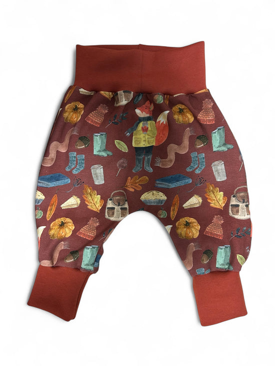 Autumn Mr Fox Jersey Baby & Toddler Harem Pants