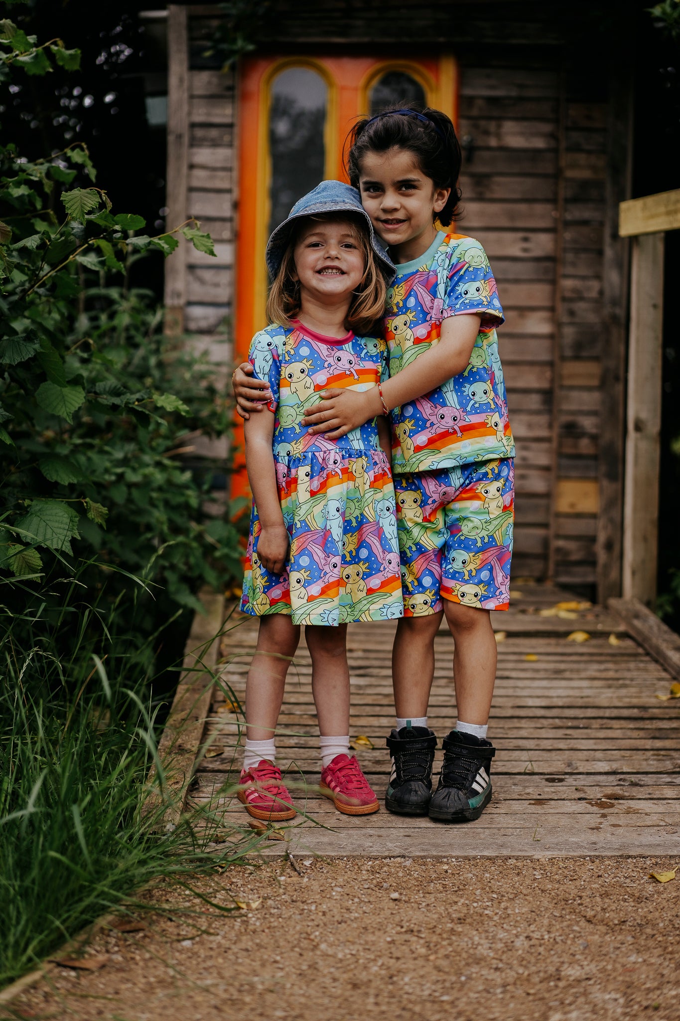Axolotl Toddler & Children's Jersey Shorts