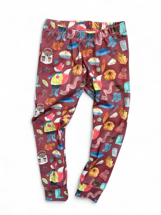 Autumn Mr Fox Toddler & Children's Jersey Leggings